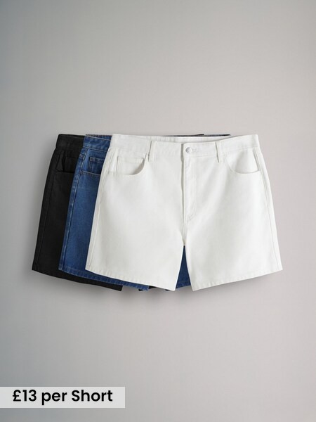 3 Pack Denim Shorts (AJ8326) | £39