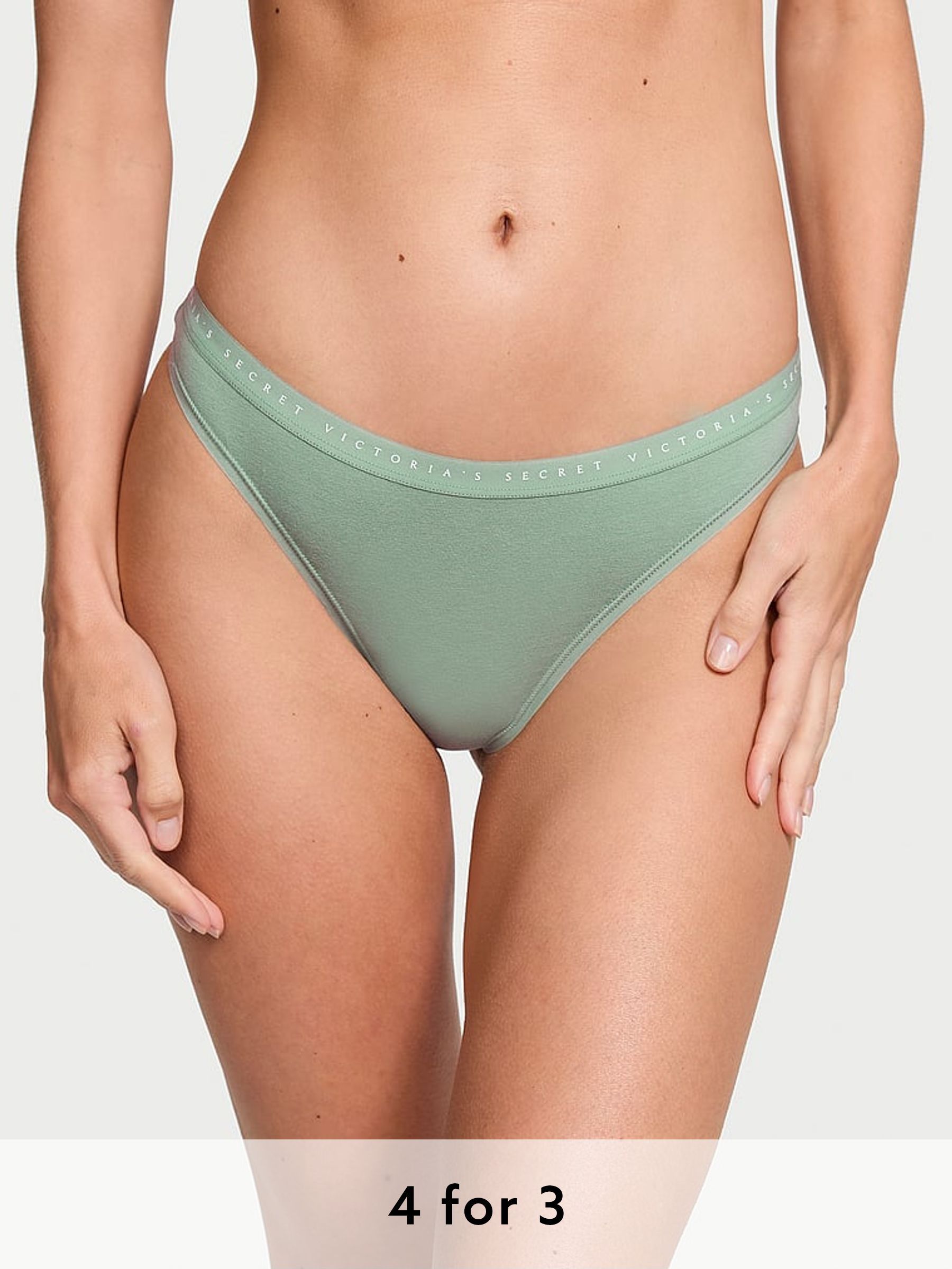 Seasalt Green Thong Knickers (AJ9854) | £9