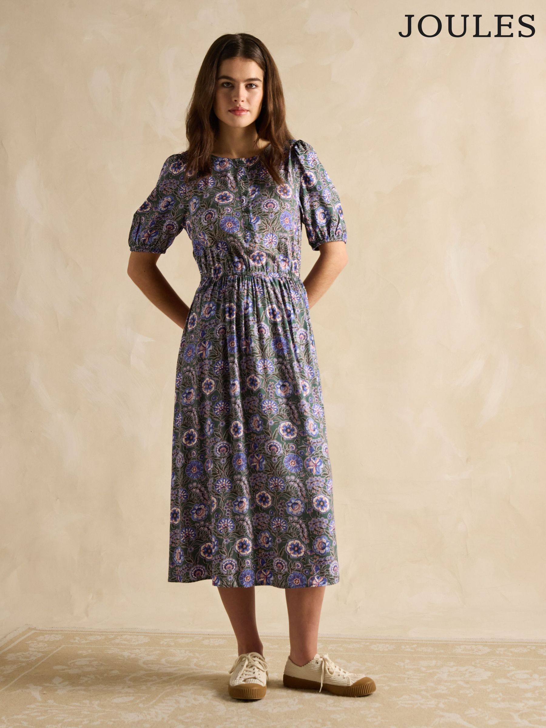 Adele Green Midi Dress (AJ9998) | £55