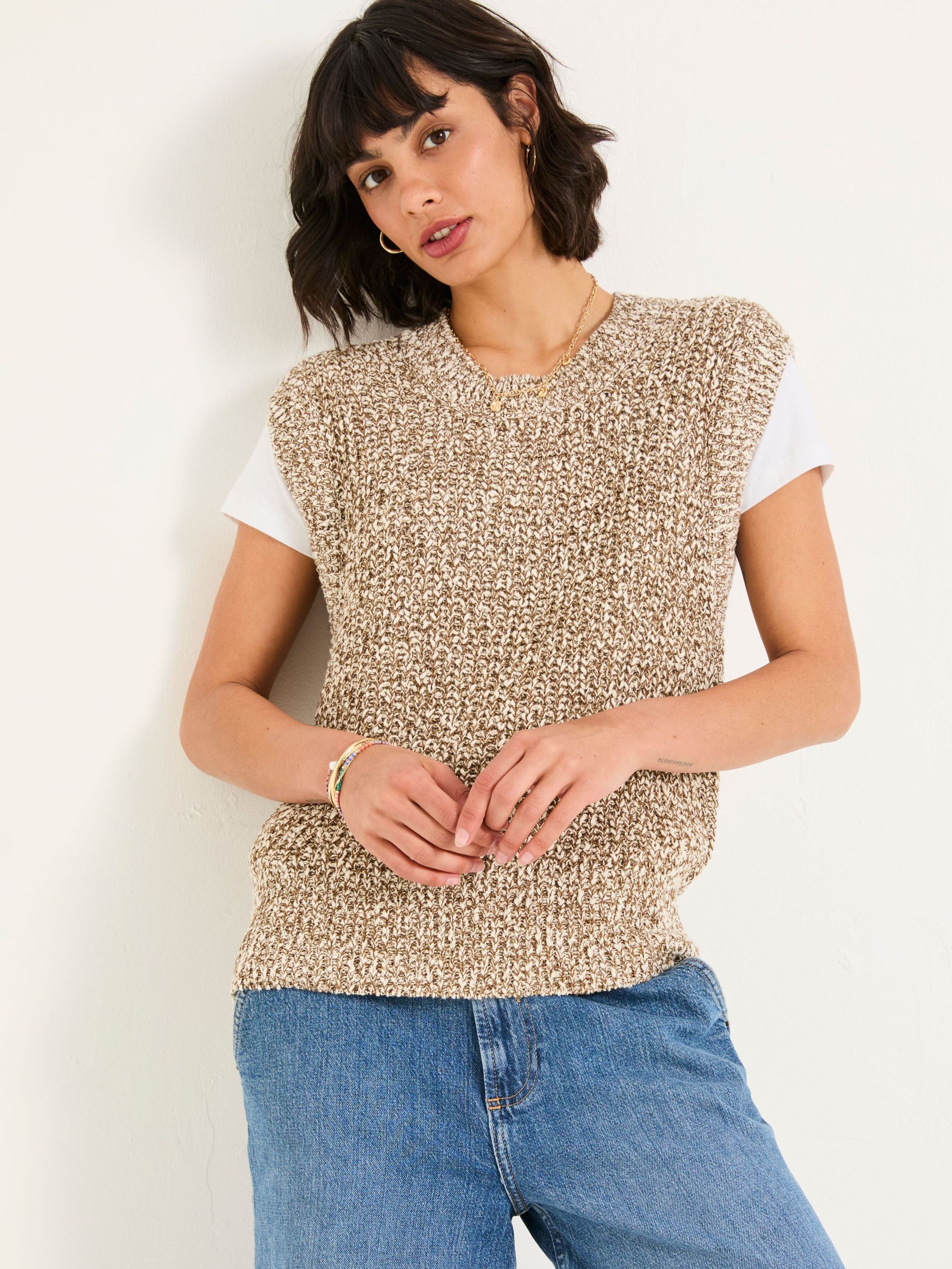 Ari Natural Knitted Tape Yarn Tank (AK4328) | £48