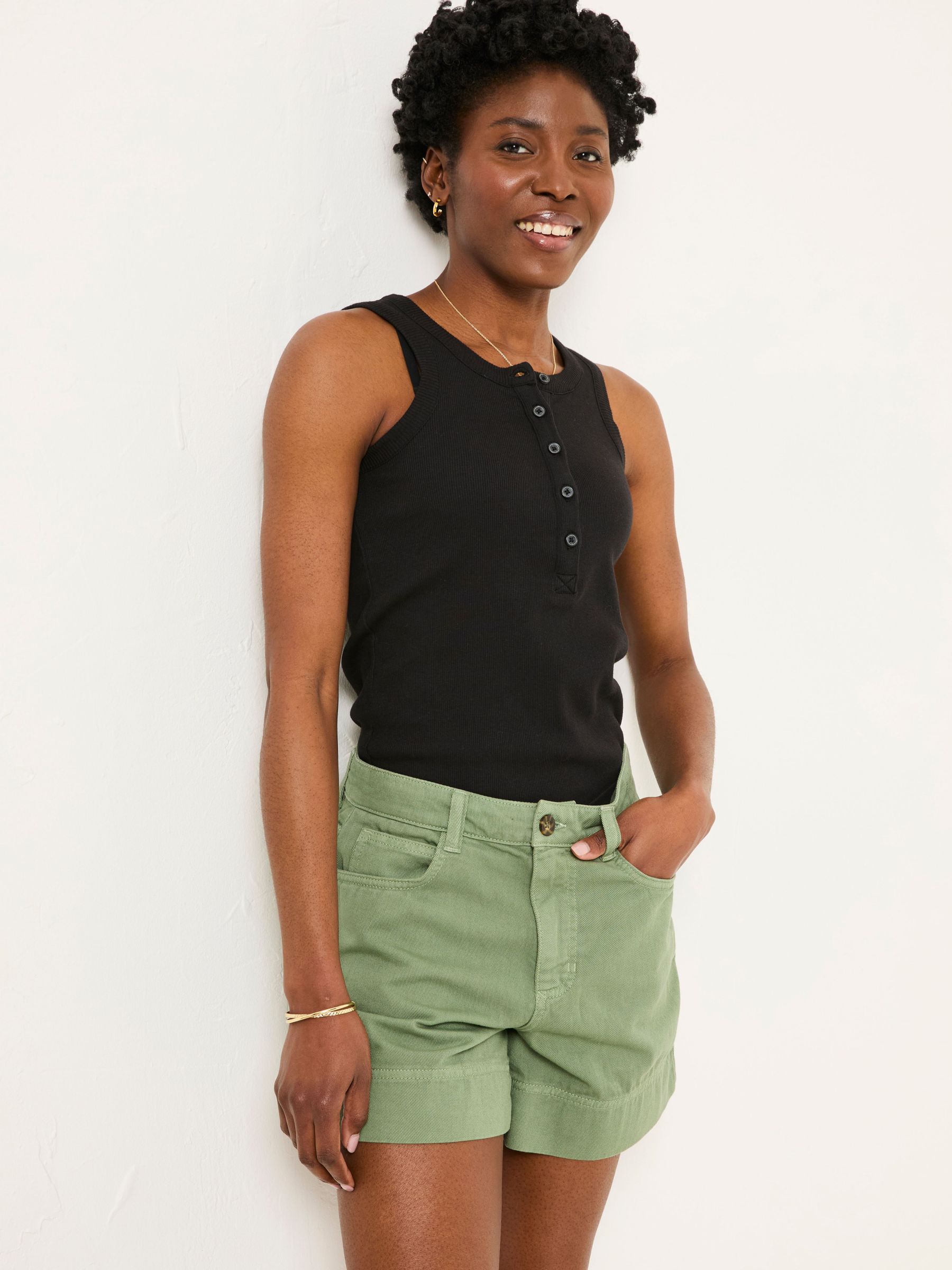 Broadway Mint Green Woven Shorts (AK4772) | £42