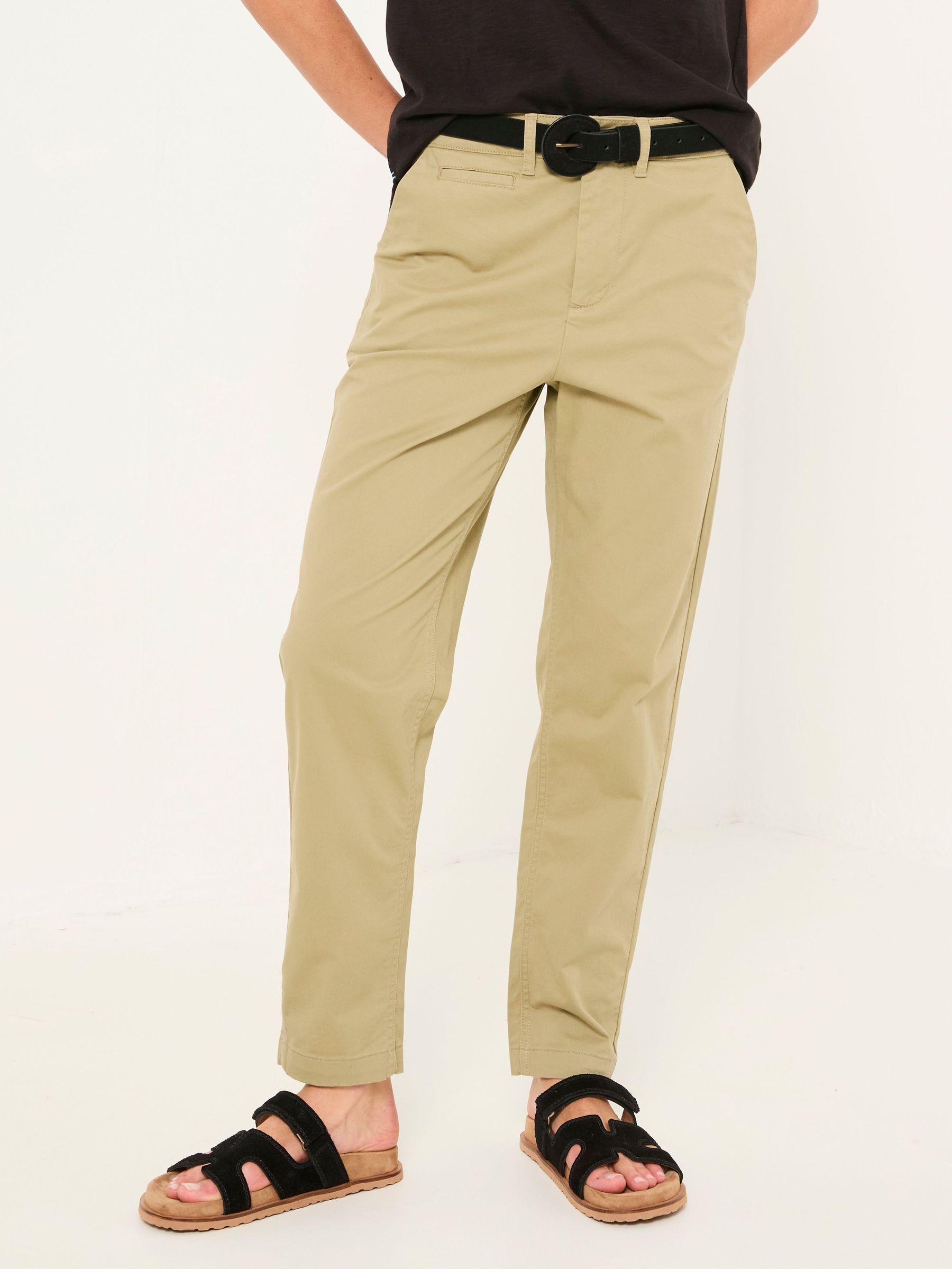 Rye Khaki Green Chino Trousers (AK4800) | £49.50