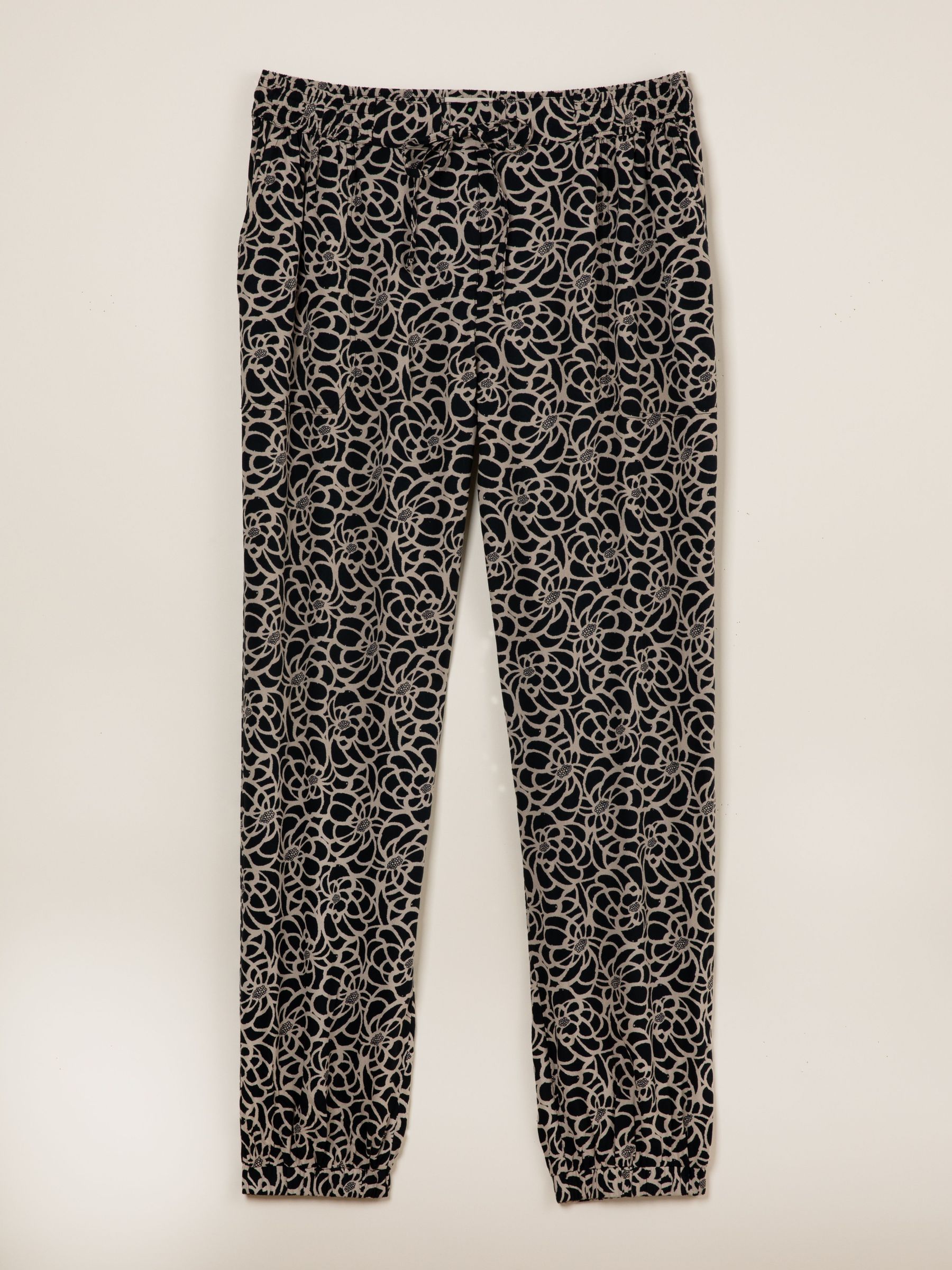Lyme Black Shibori Cuffed Joggers (AK4822) | £42