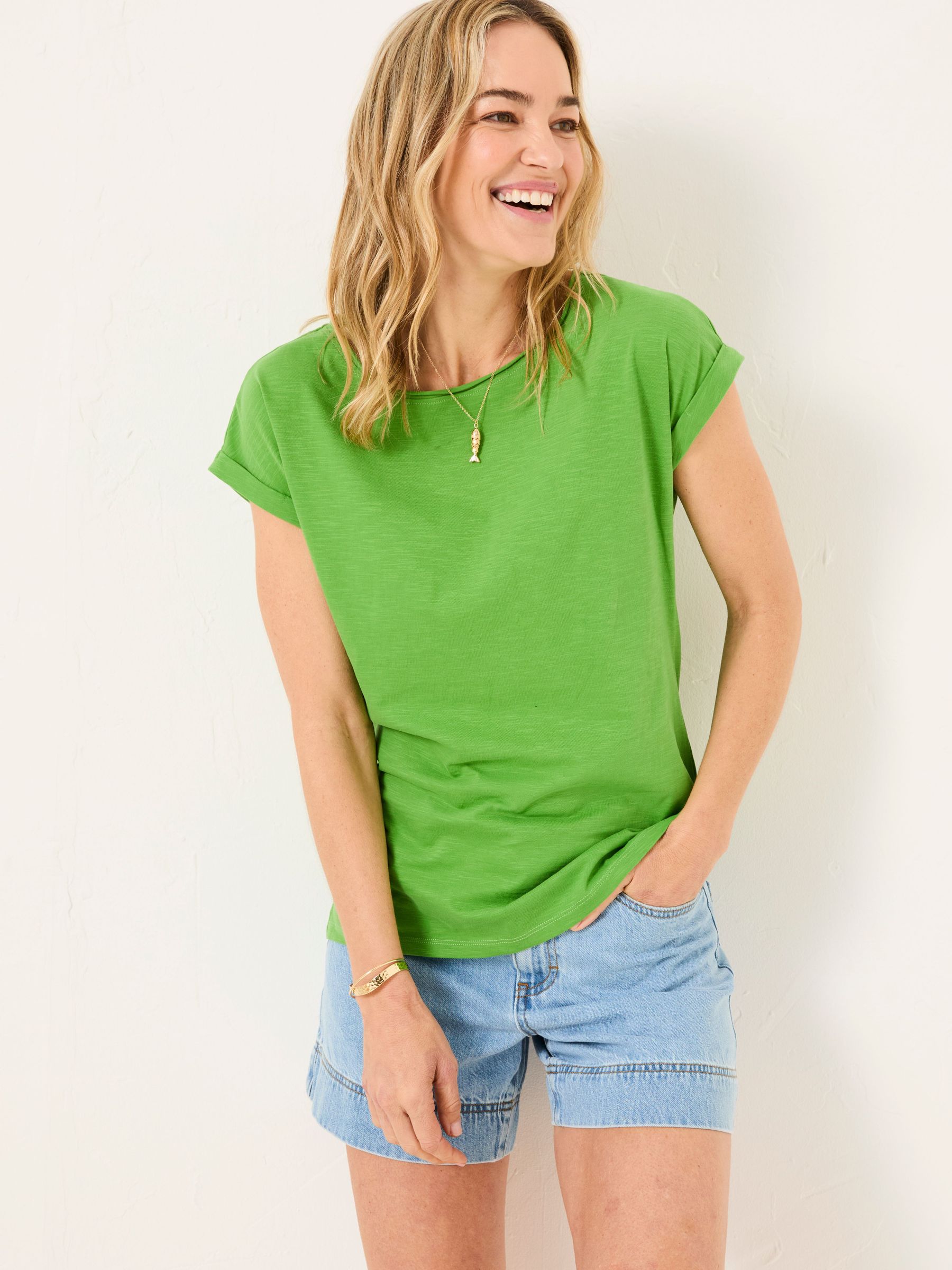 Ivy Mid Green T-Shirt (AK5493) | £25