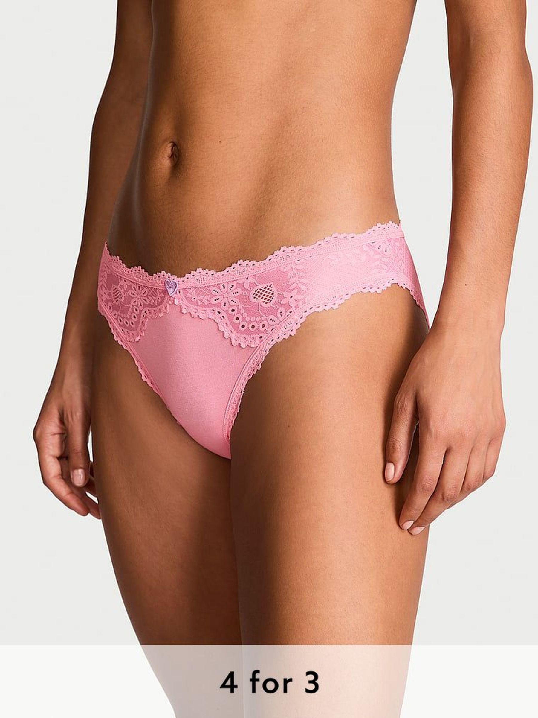 Pink Hope Bikini Heart Knickers (AK7416) | £9