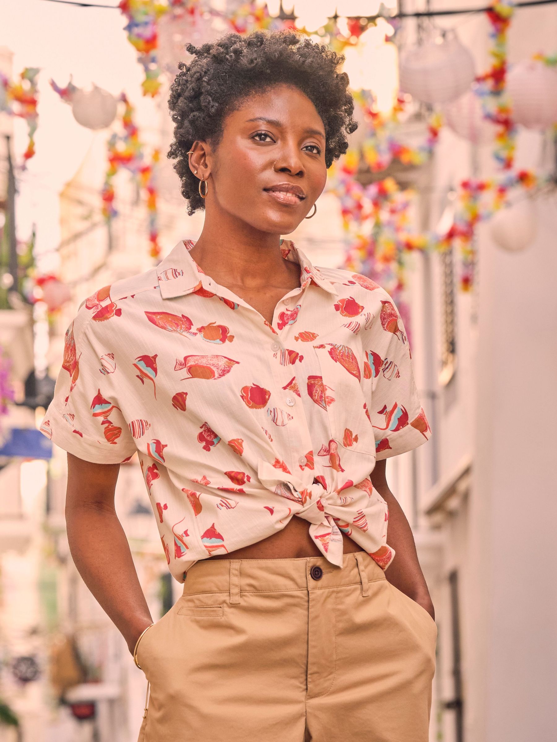Sanchez Ivory Shoal Shirt (AK9299) | £42