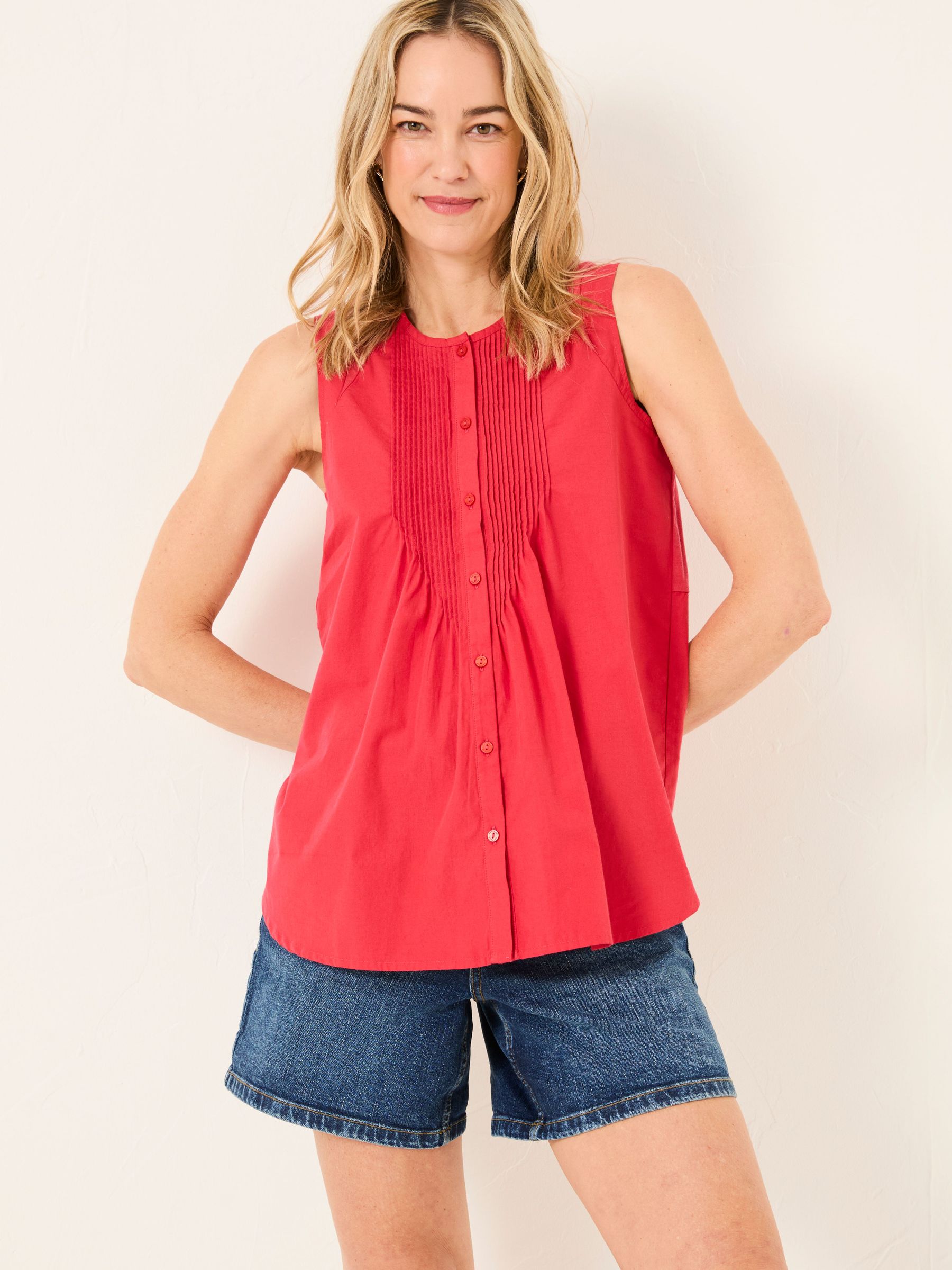Lauren Rust Red Longline Top (AK9300) | £48