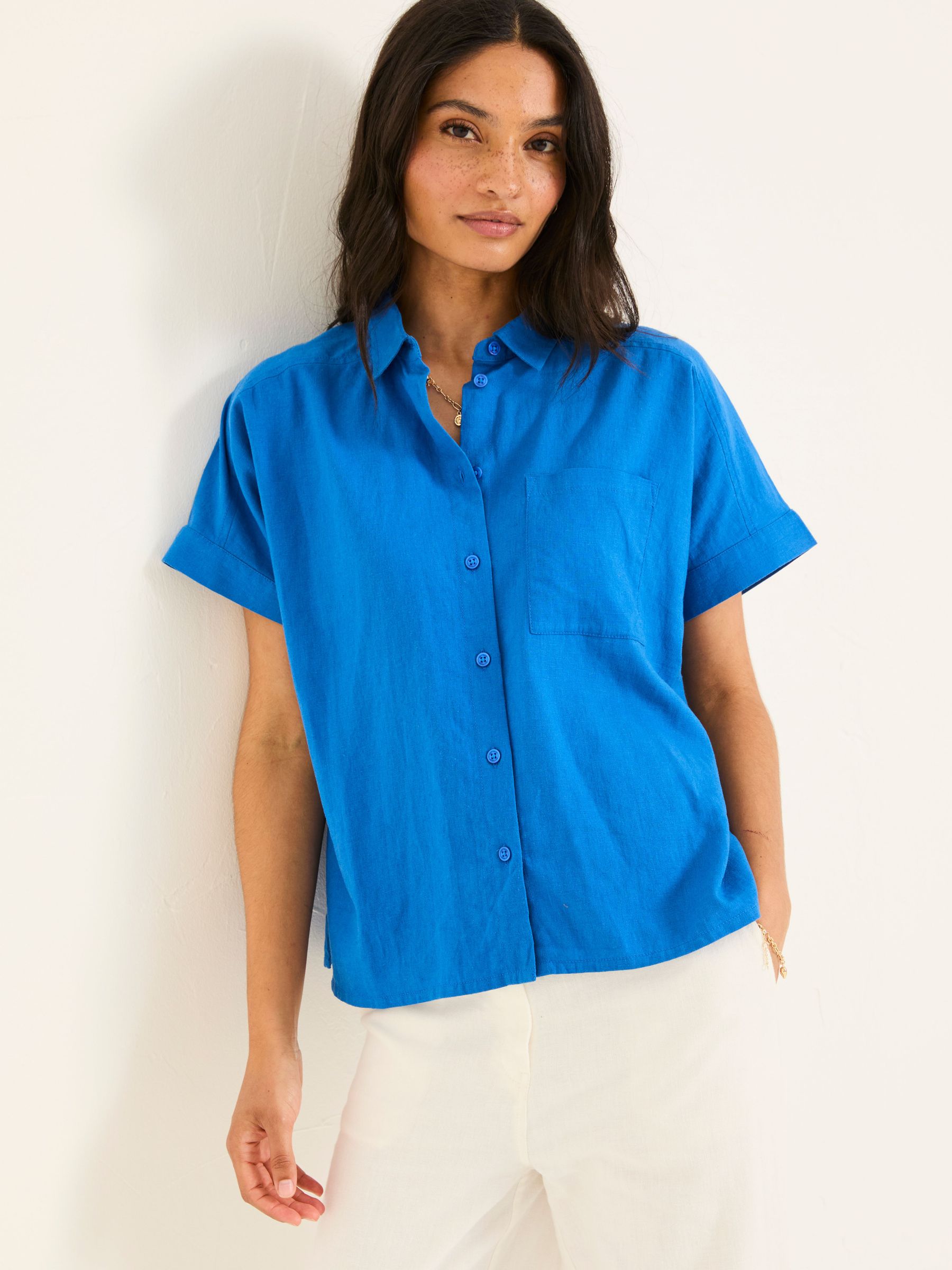 Sanchez Mid Blue Shirt (AK9301) | £42