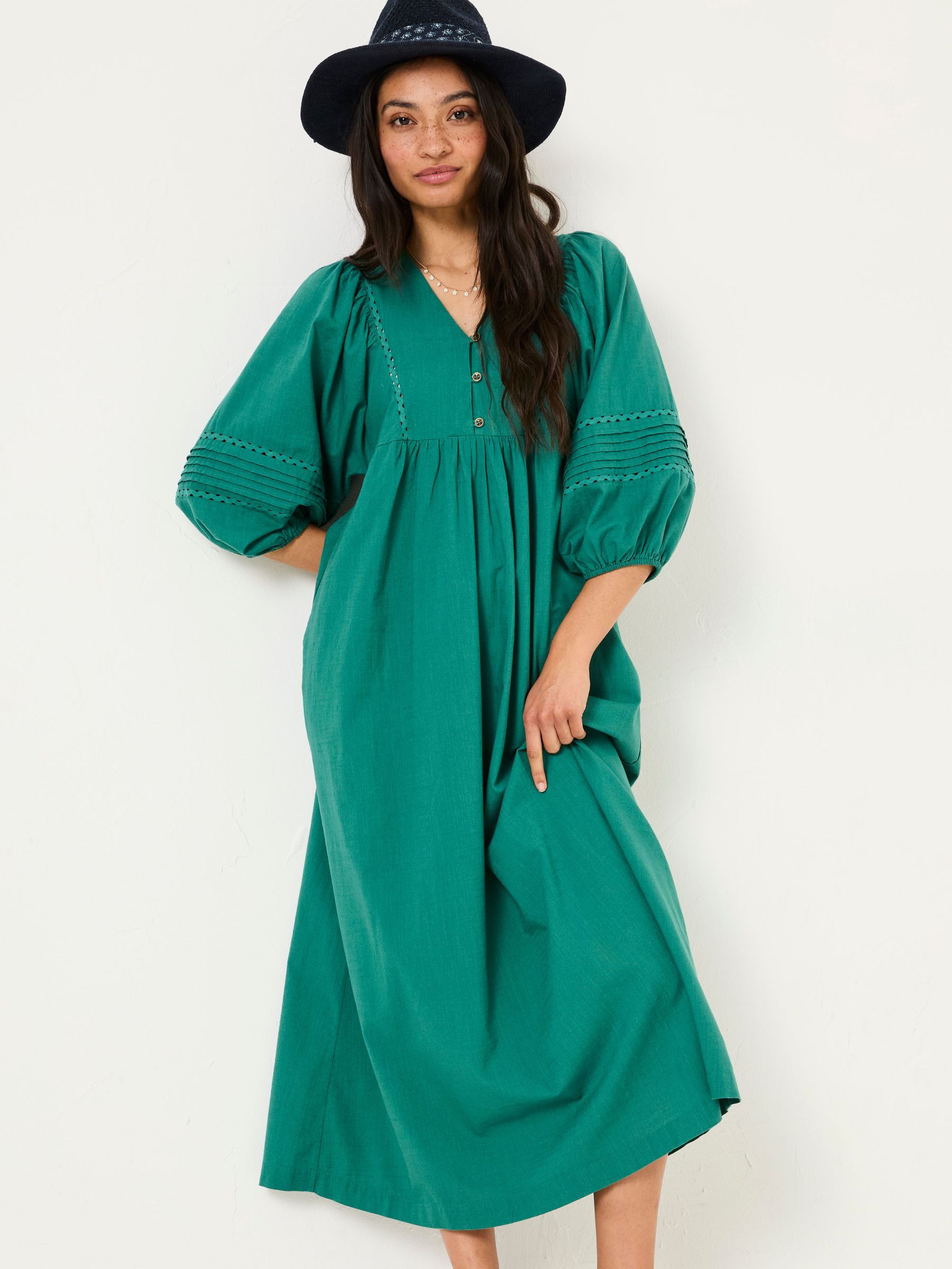Jade Green Jess Midi Dress (AK9430) | £42
