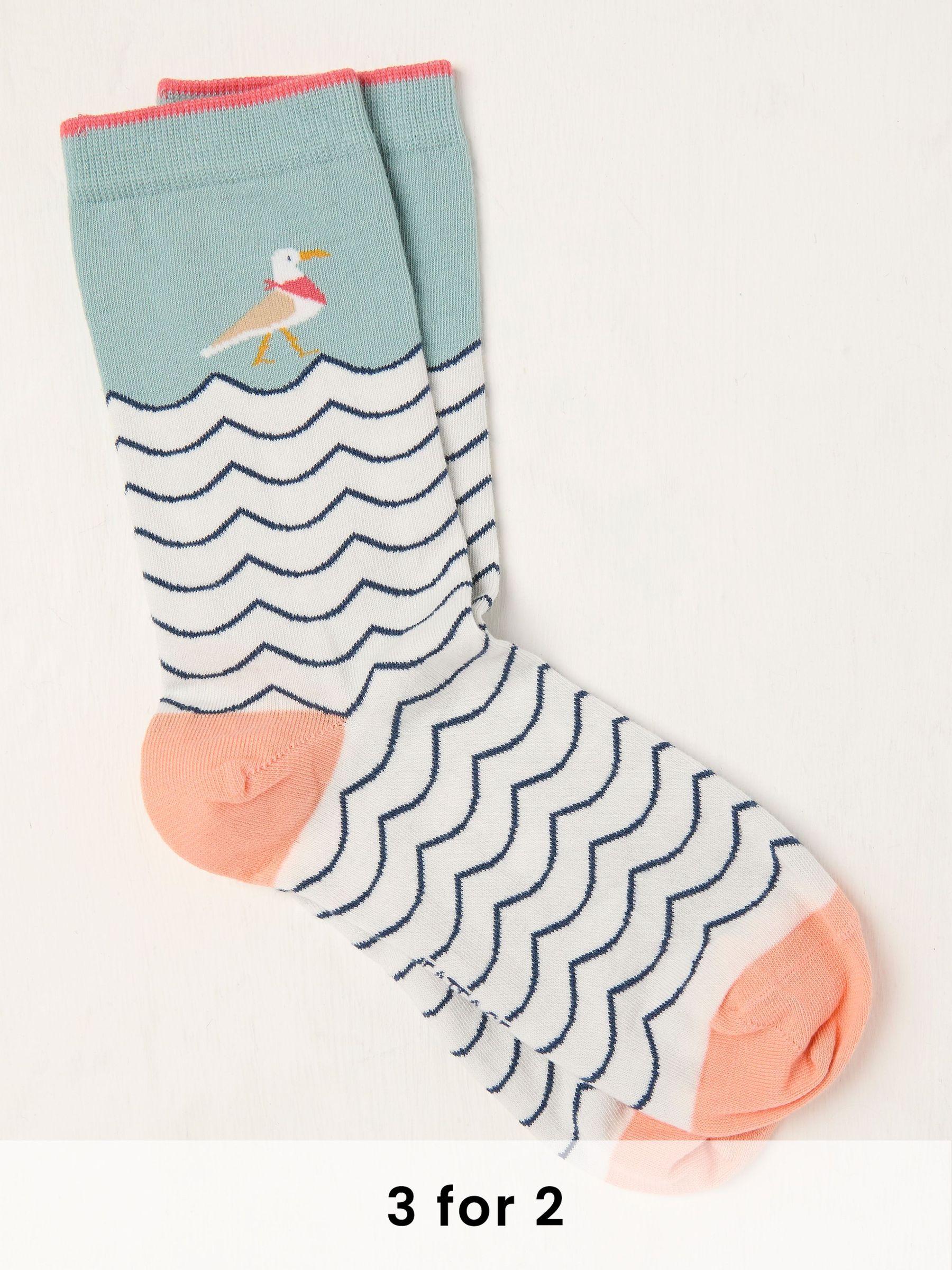Green Seagull Socks (AL0408) | £7.50