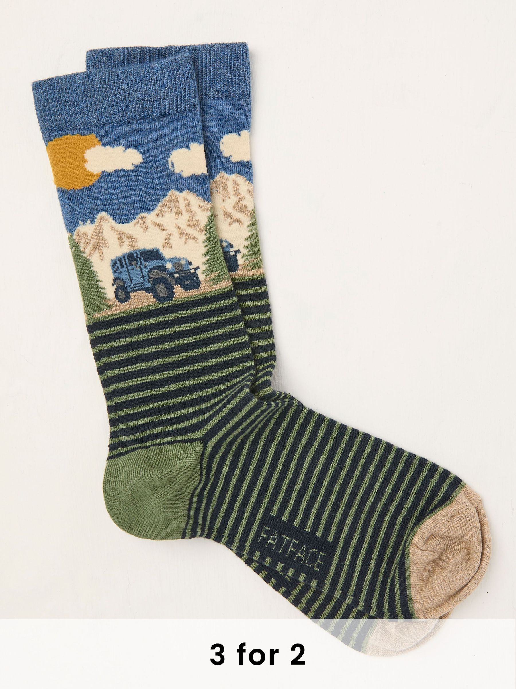 Navy Blue Off Roader Socks (AL0415) | £7.50