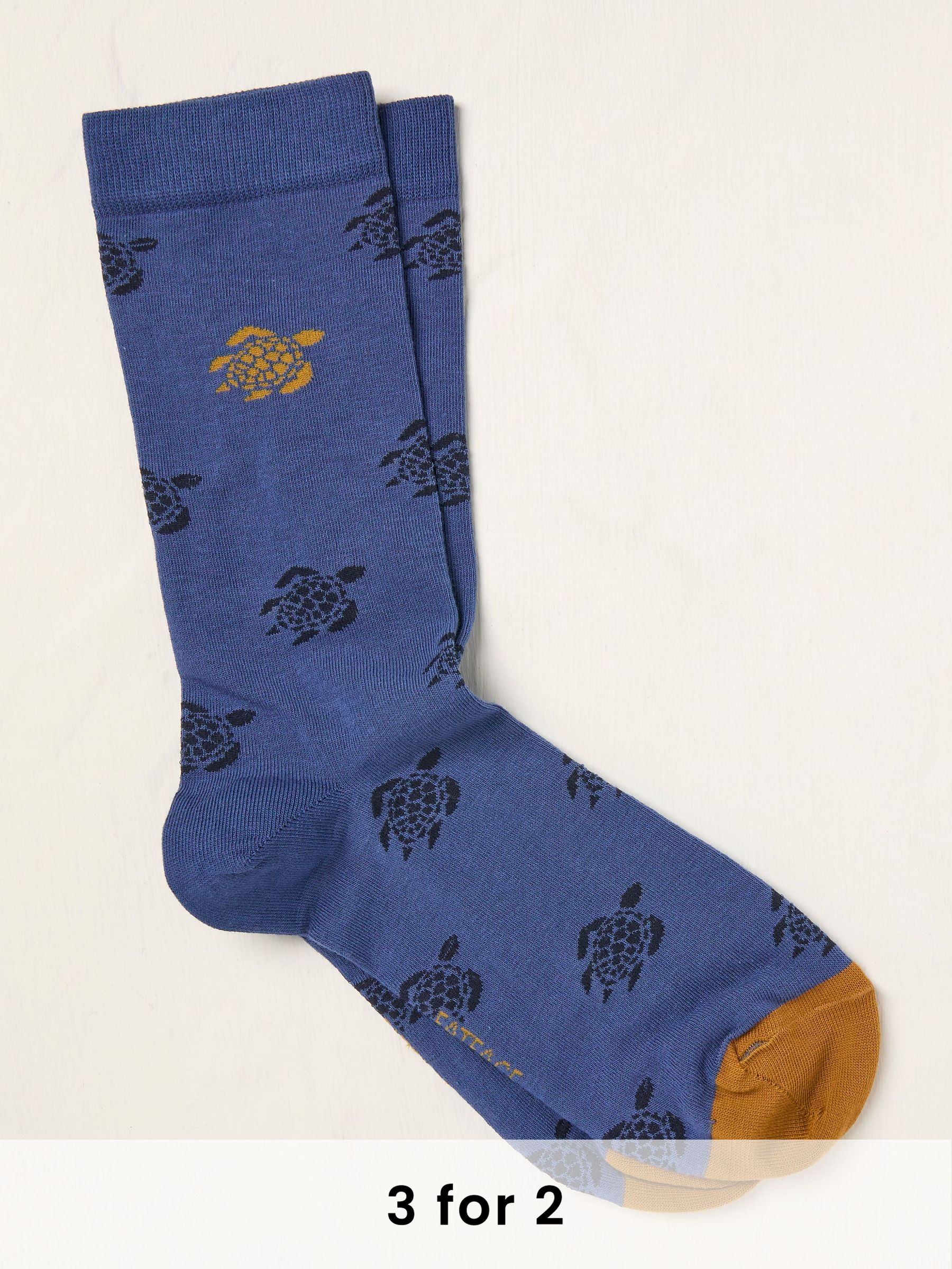 Blue Turtle Socks (AL0417) | £7.50