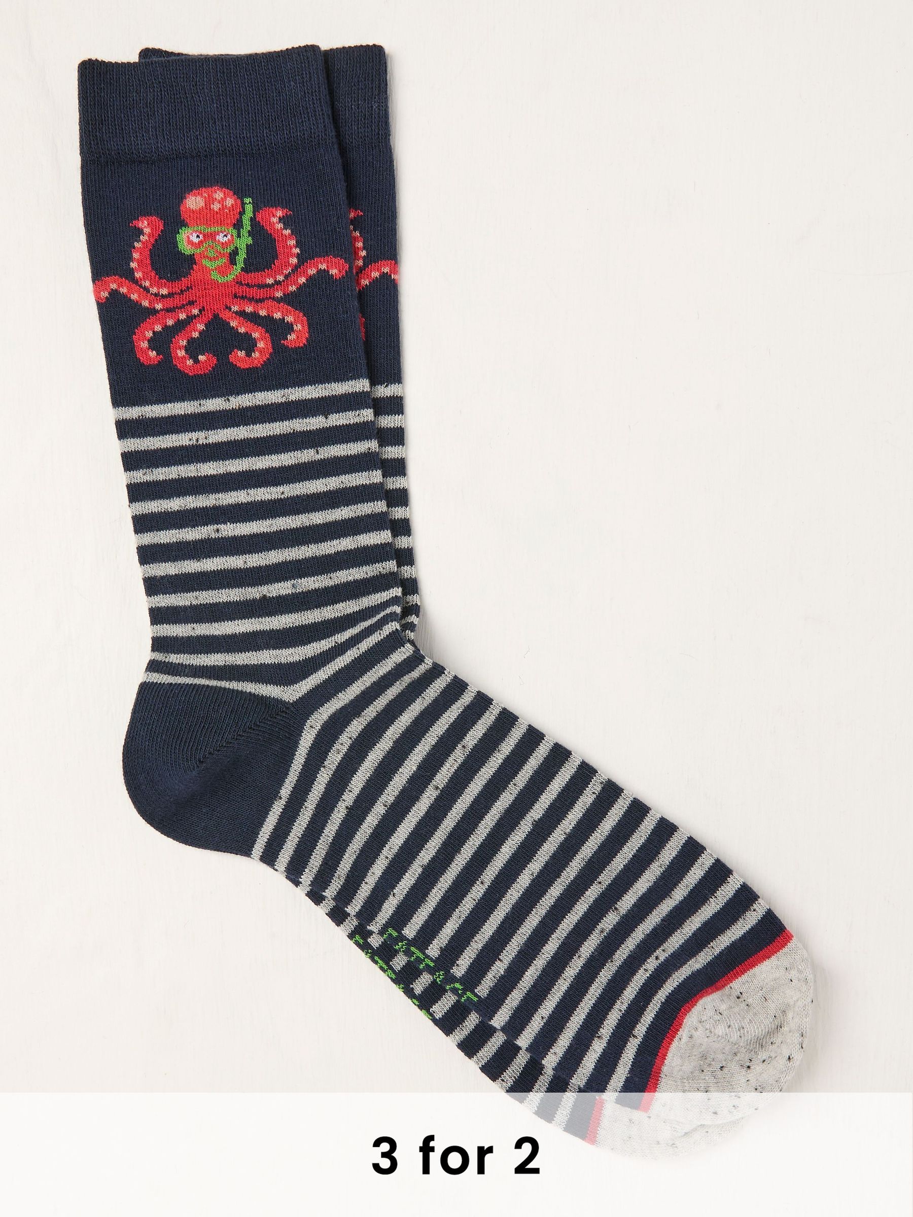 Blue Octopus Socks (AL0428) | £7.50