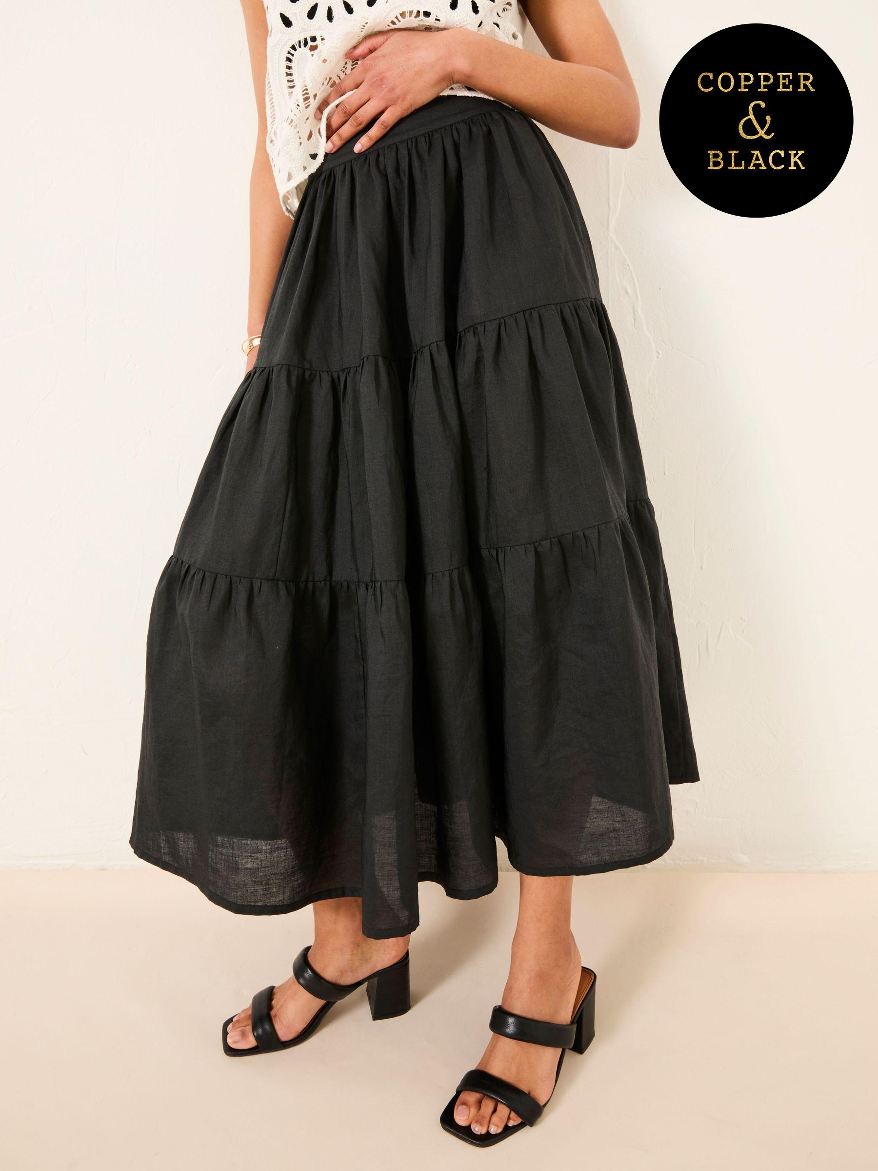 Valerie Black Voluminous Skirt (AL1865) | £79