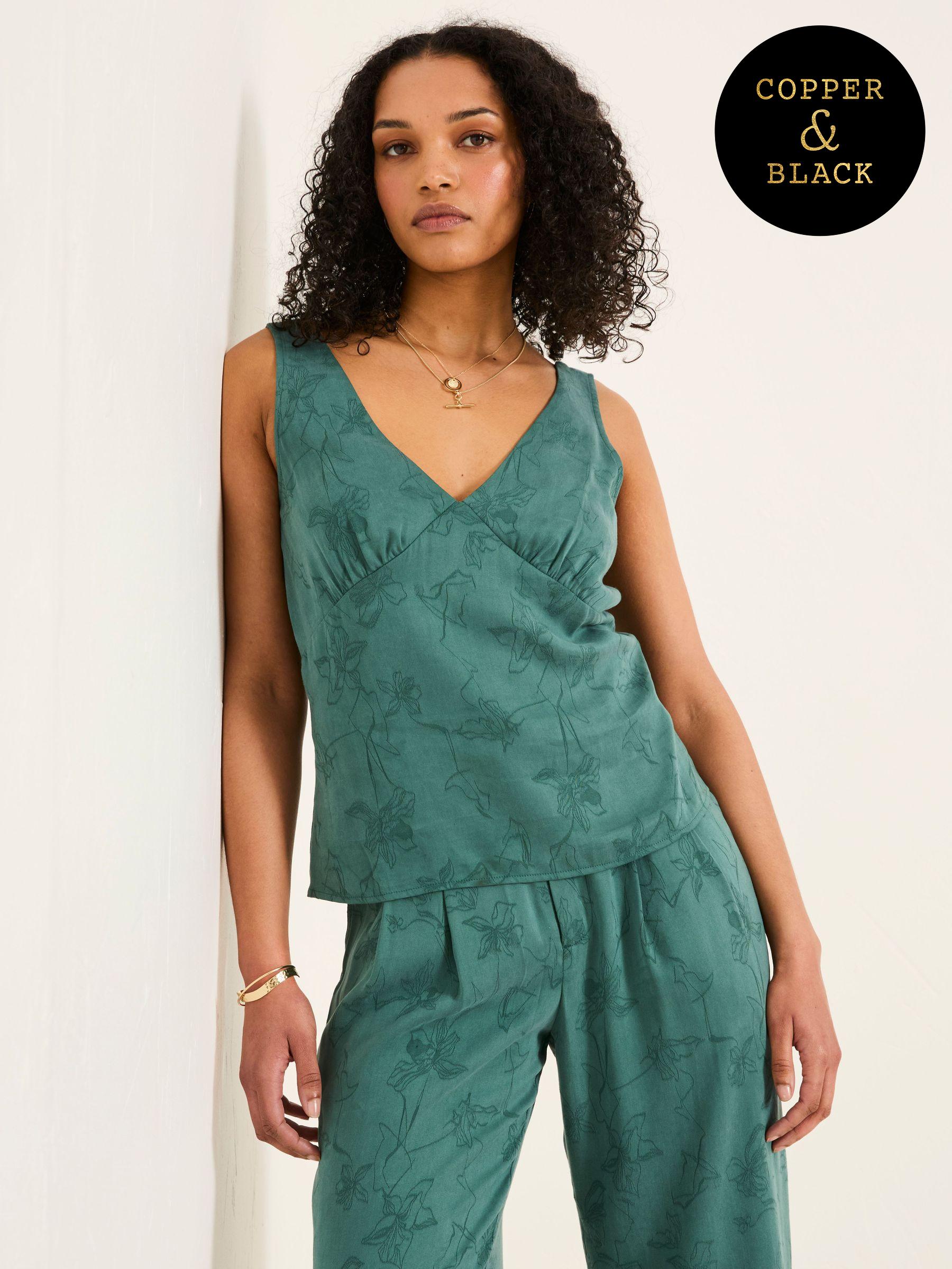 Cordelia Jade Green Camisole (AL1872) | £39