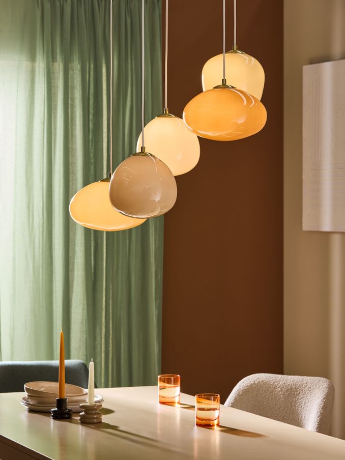 Adrianne 5 Light Cluster Pendant Ceiling Light in Neutral (AL6276) | £359