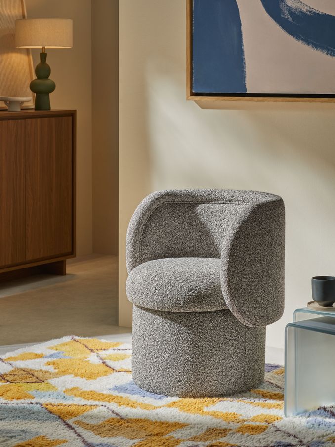 Eva Accent in Grey Marl Pax Boucle (AL8461) | £299