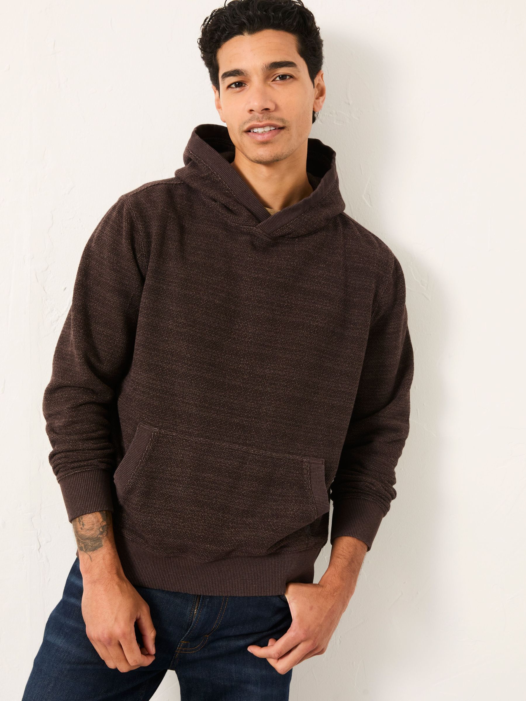 Austin Chocolate Brown Hoody (AL9020) | £60