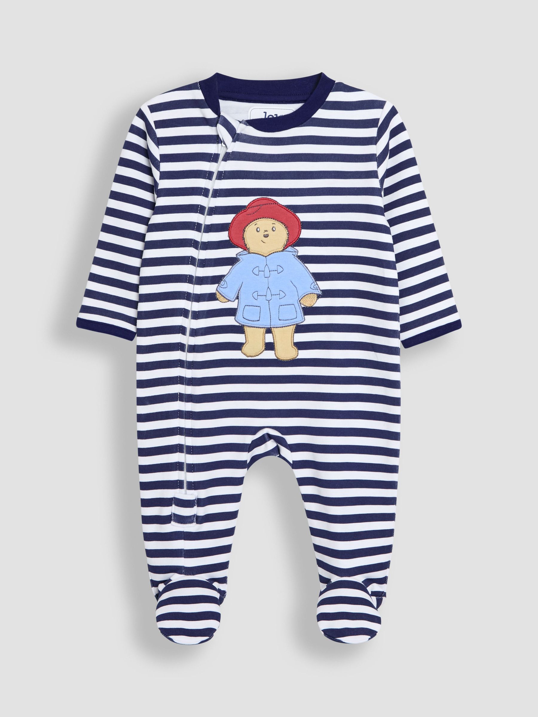 Blue Striped Paddington Sleepsuit (AL9807) | £24