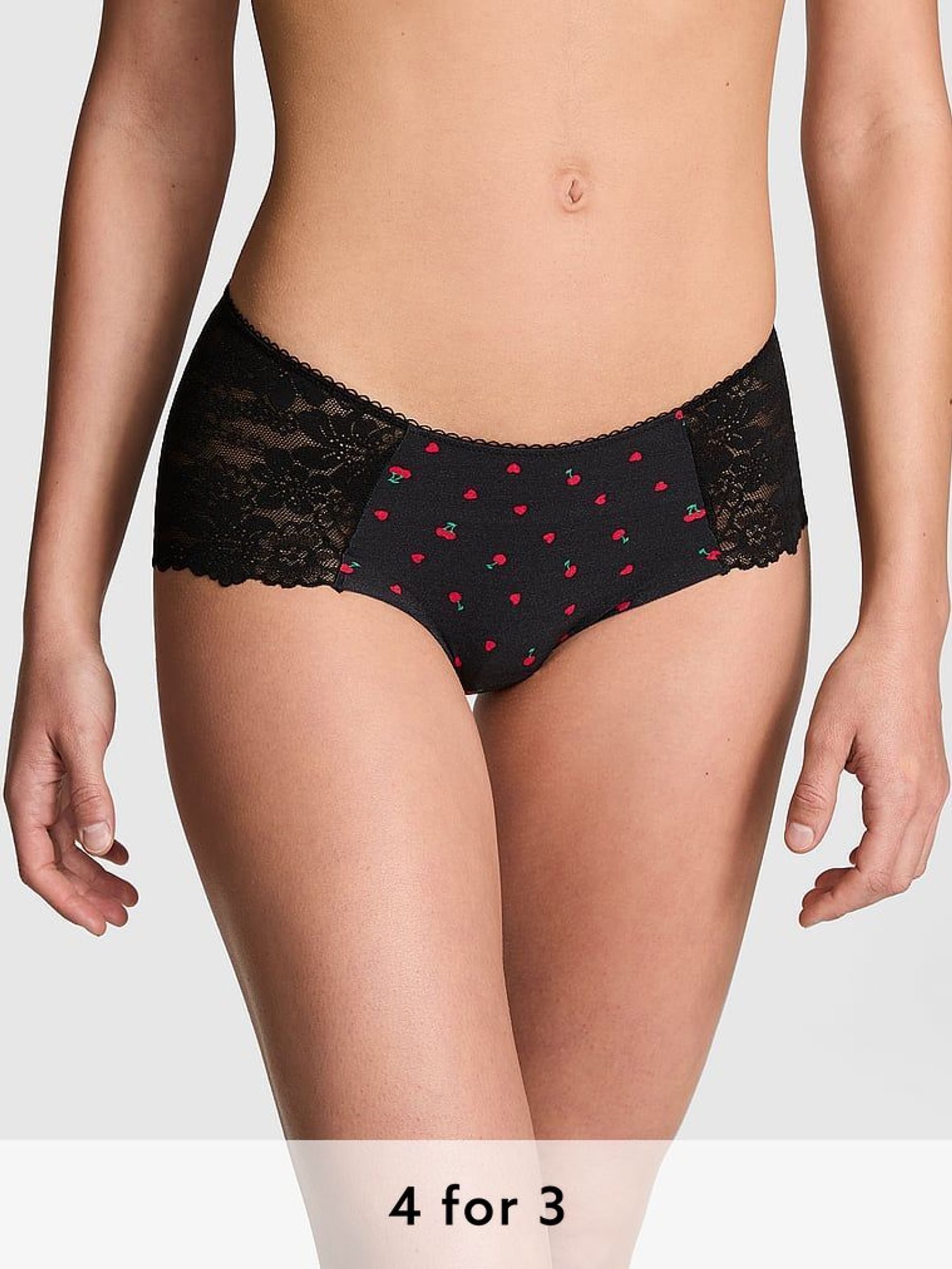 Black Cherry Hipster Knickers (AM0849) | £9