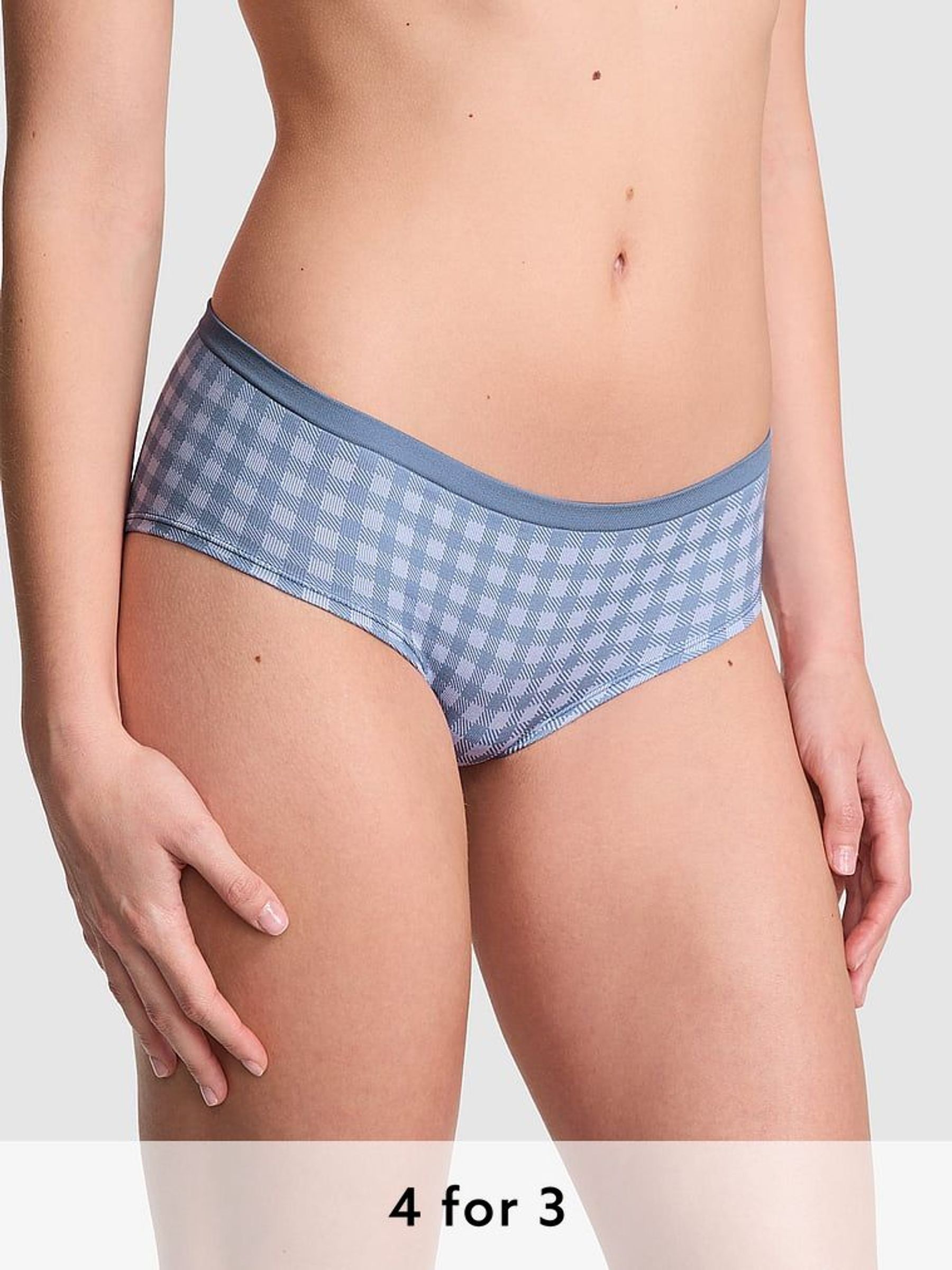 Dusty Iris Blue Hipster Knickers (AM0871) | £9