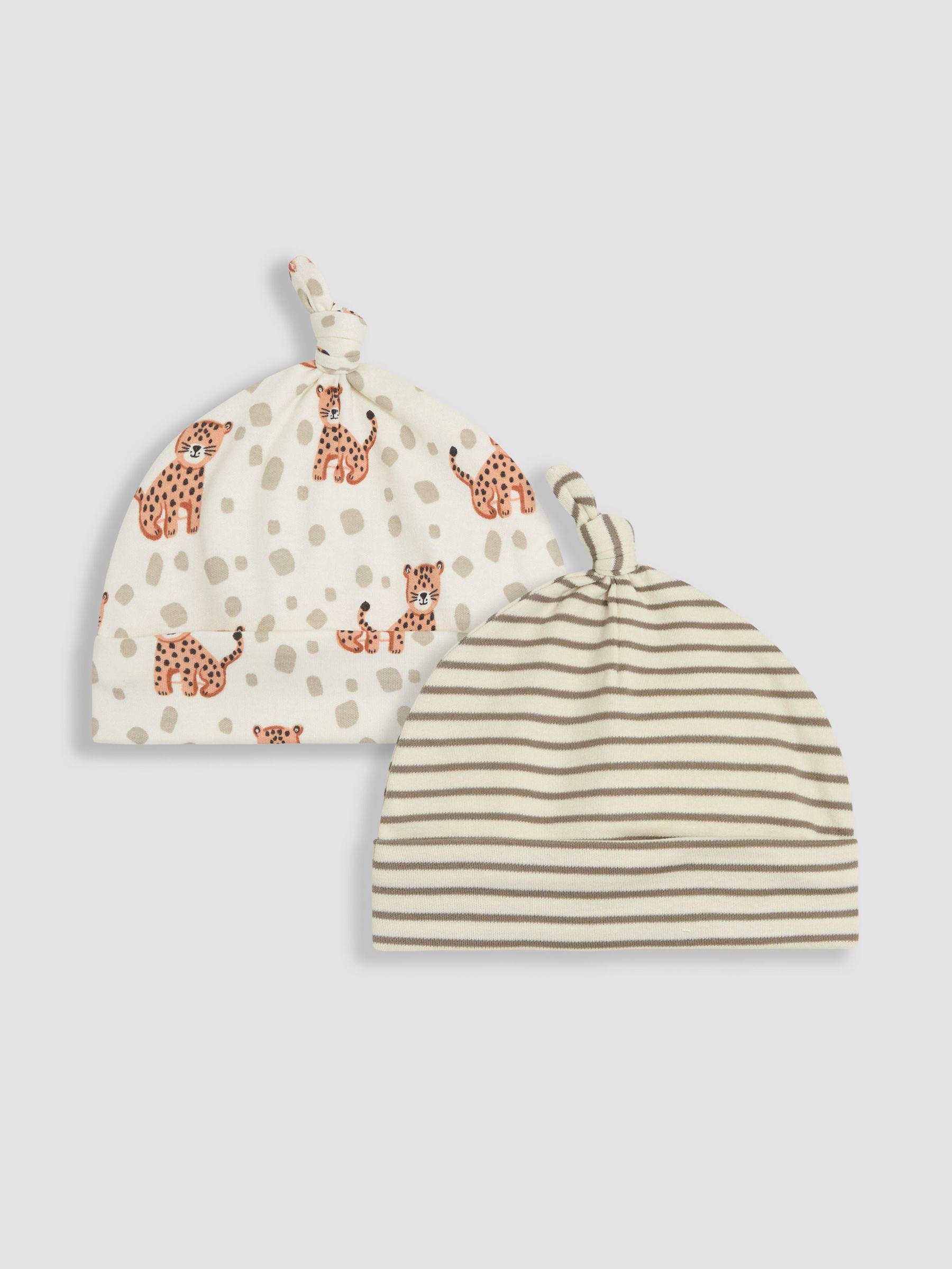 Natural 2-Pack Baby Hats (AM3611) | £9.50