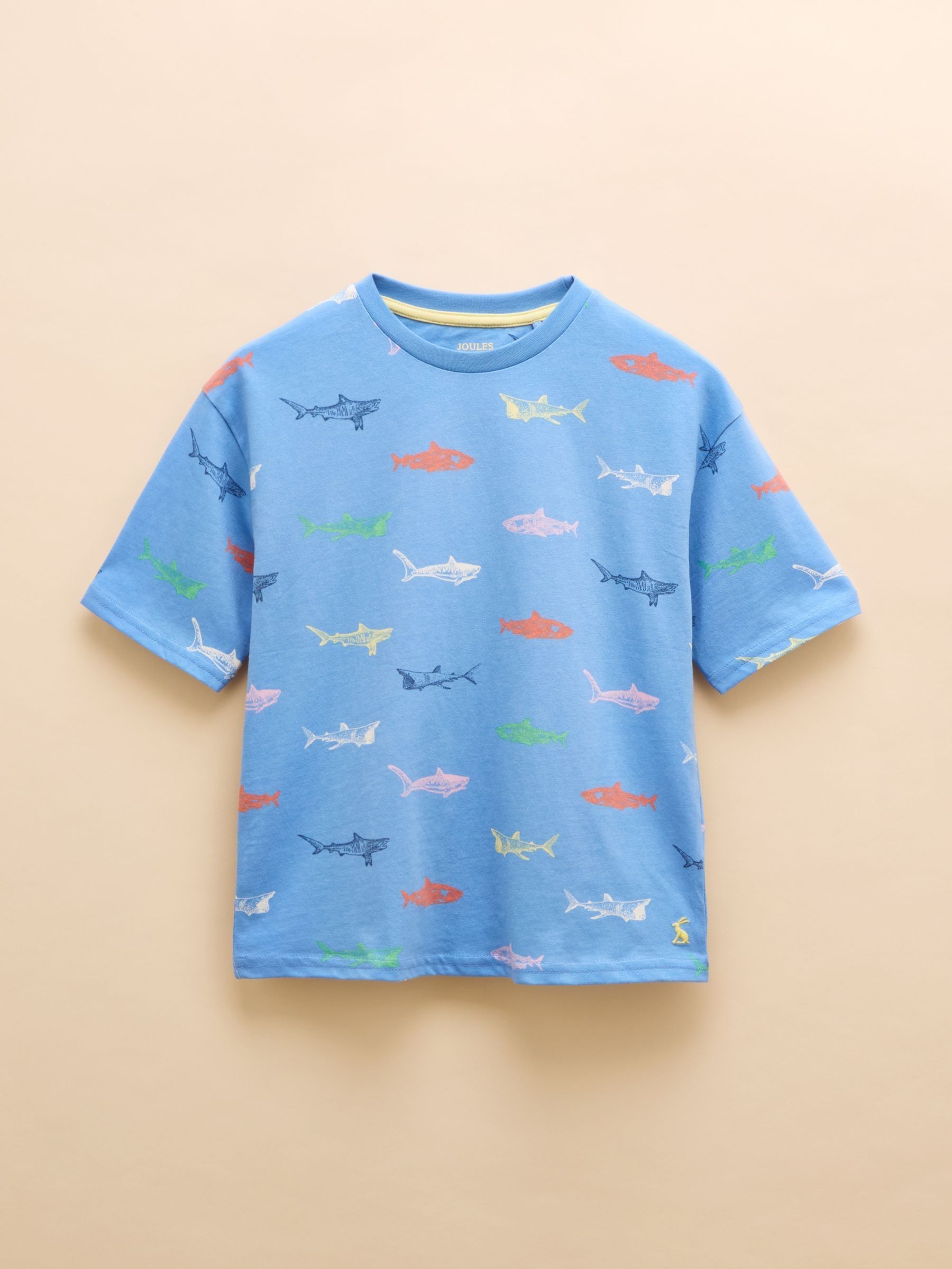 Let's Go Blue Sharks Short Sleeve T-Shirt (AM3704) | £11 - £13