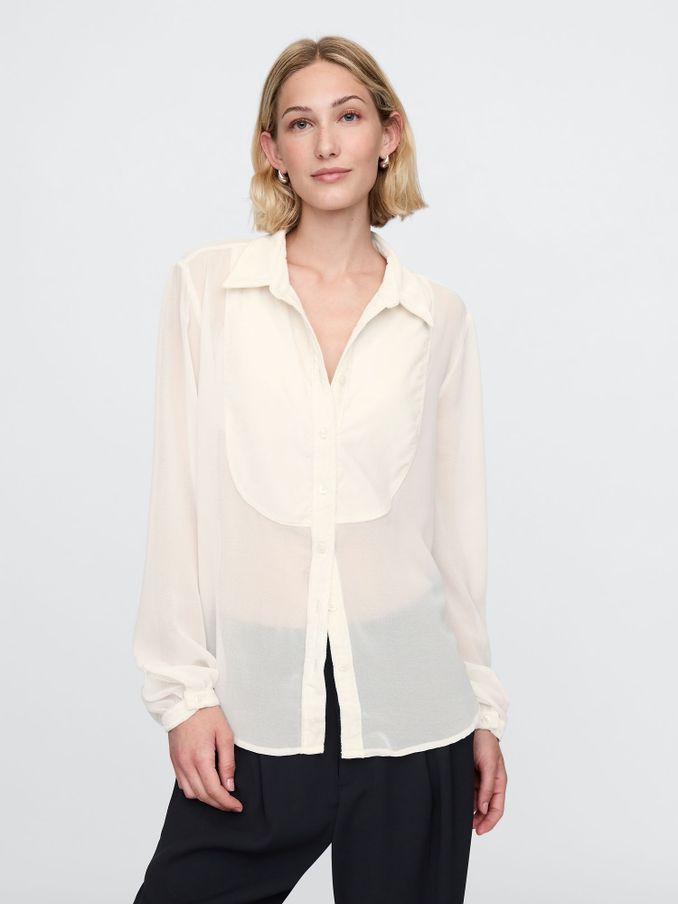 Beige Classic Velvet Oversized Shirt (AM4468) | £24