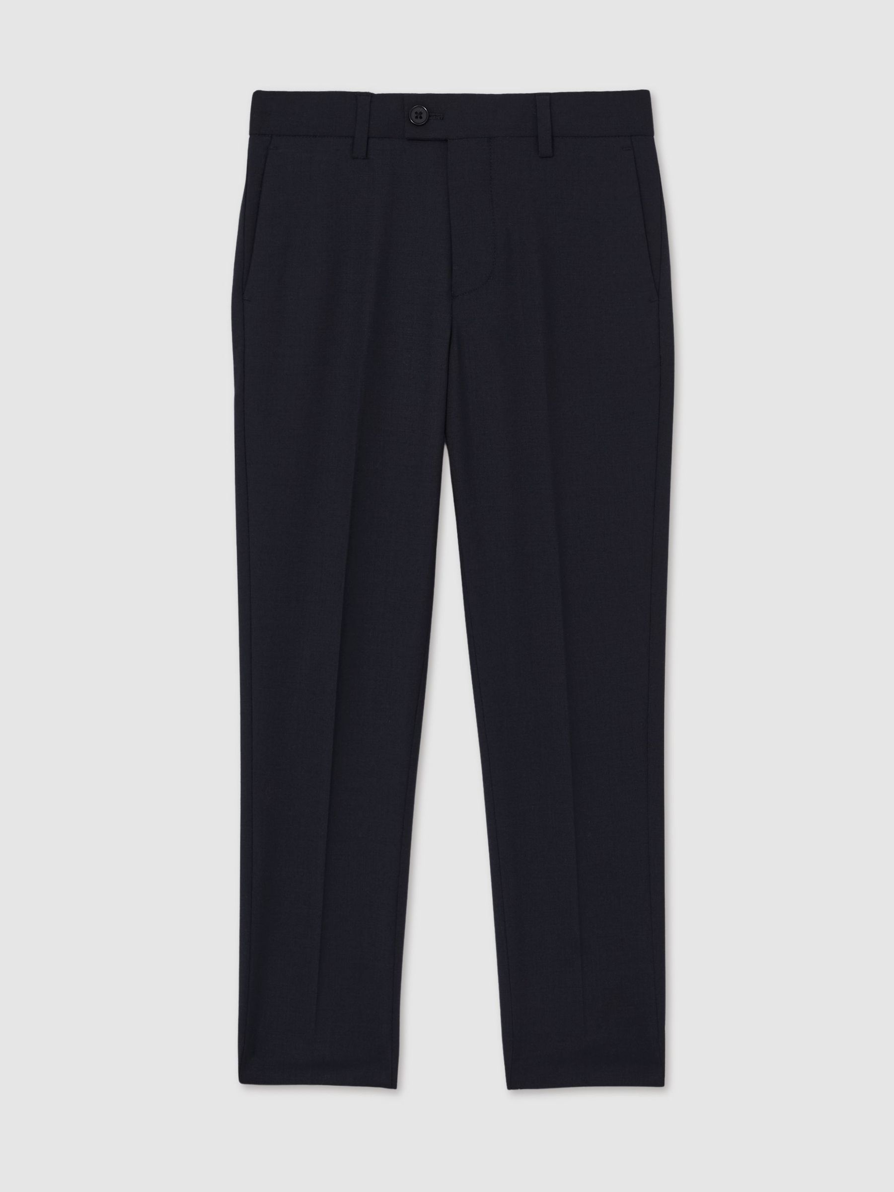 13-14 yrs Wool-Blend Suit Trousers in Navy (AM4626) | £46