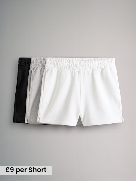 3 Pack Sweat Shorts (AM4983) | £27