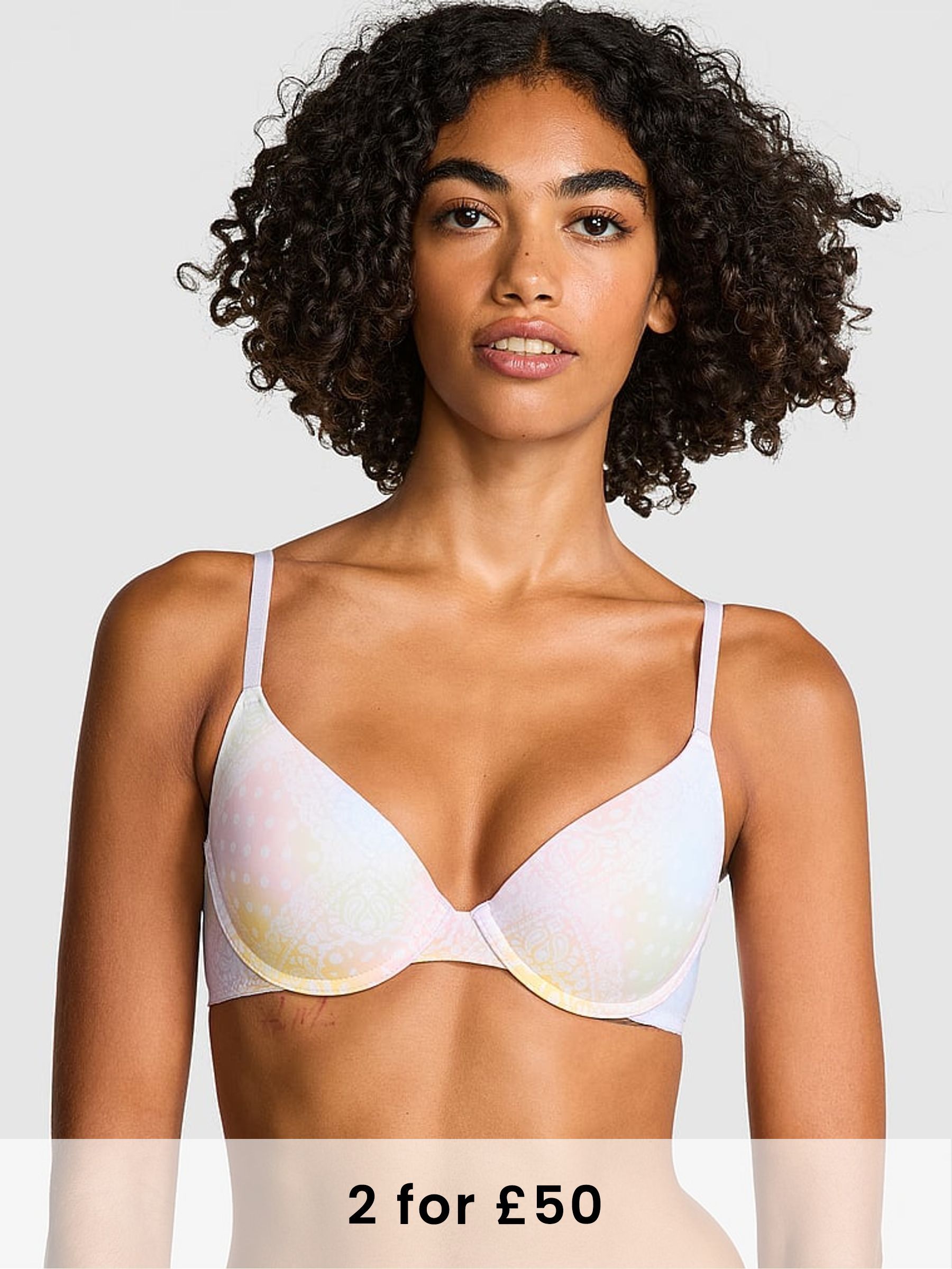 Rainbow Bandana Push Up Bra (AM5191) | £29