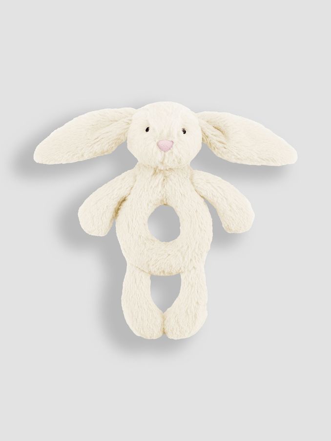 Jellycat Bashful Cream Bunny Ring Rattle (AM5352) | £16