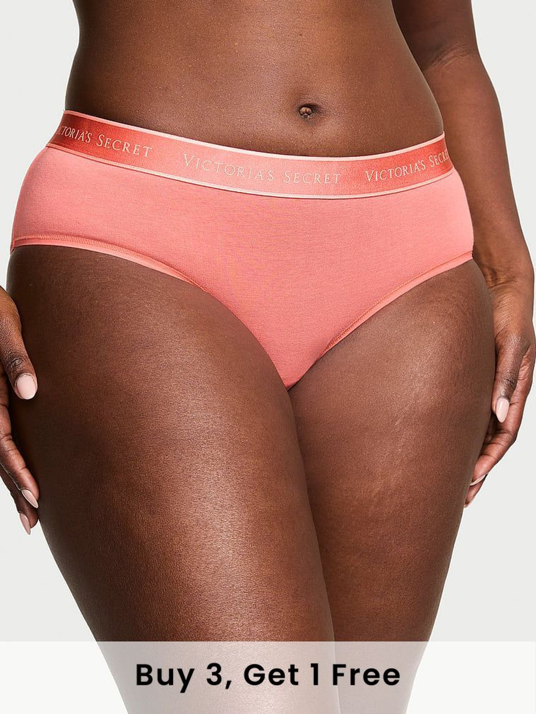 Coral Orange Hipster Knickers (AM6515) | £9