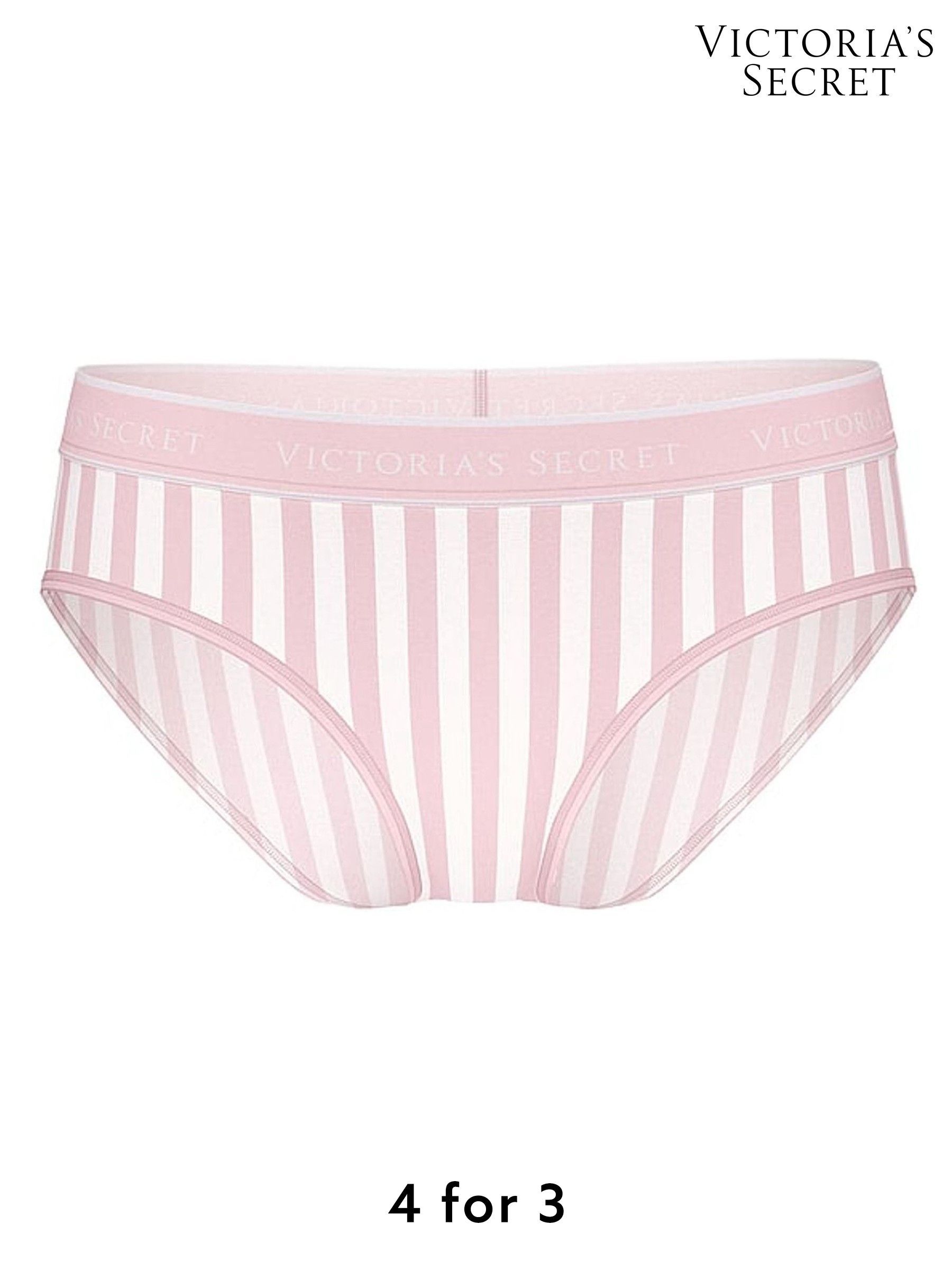 Pretty Blossom Pink Stripe Hipster Knickers (AM6521) | £9