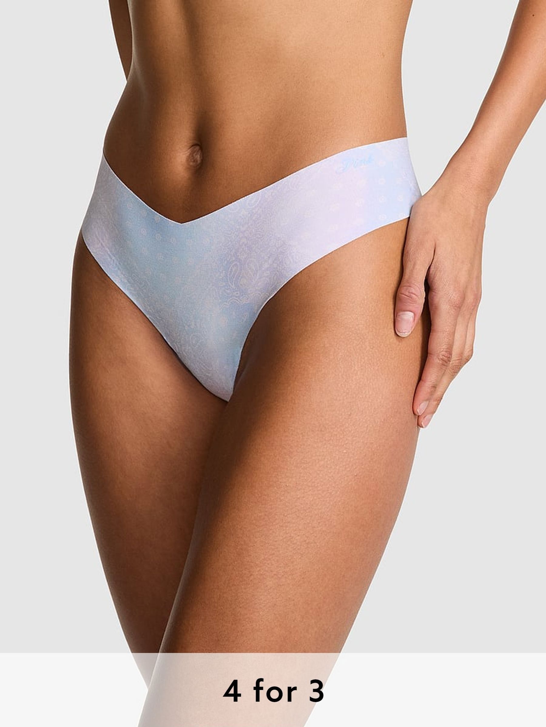 Blue Bandana Thong Knickers (AM6543) | £9