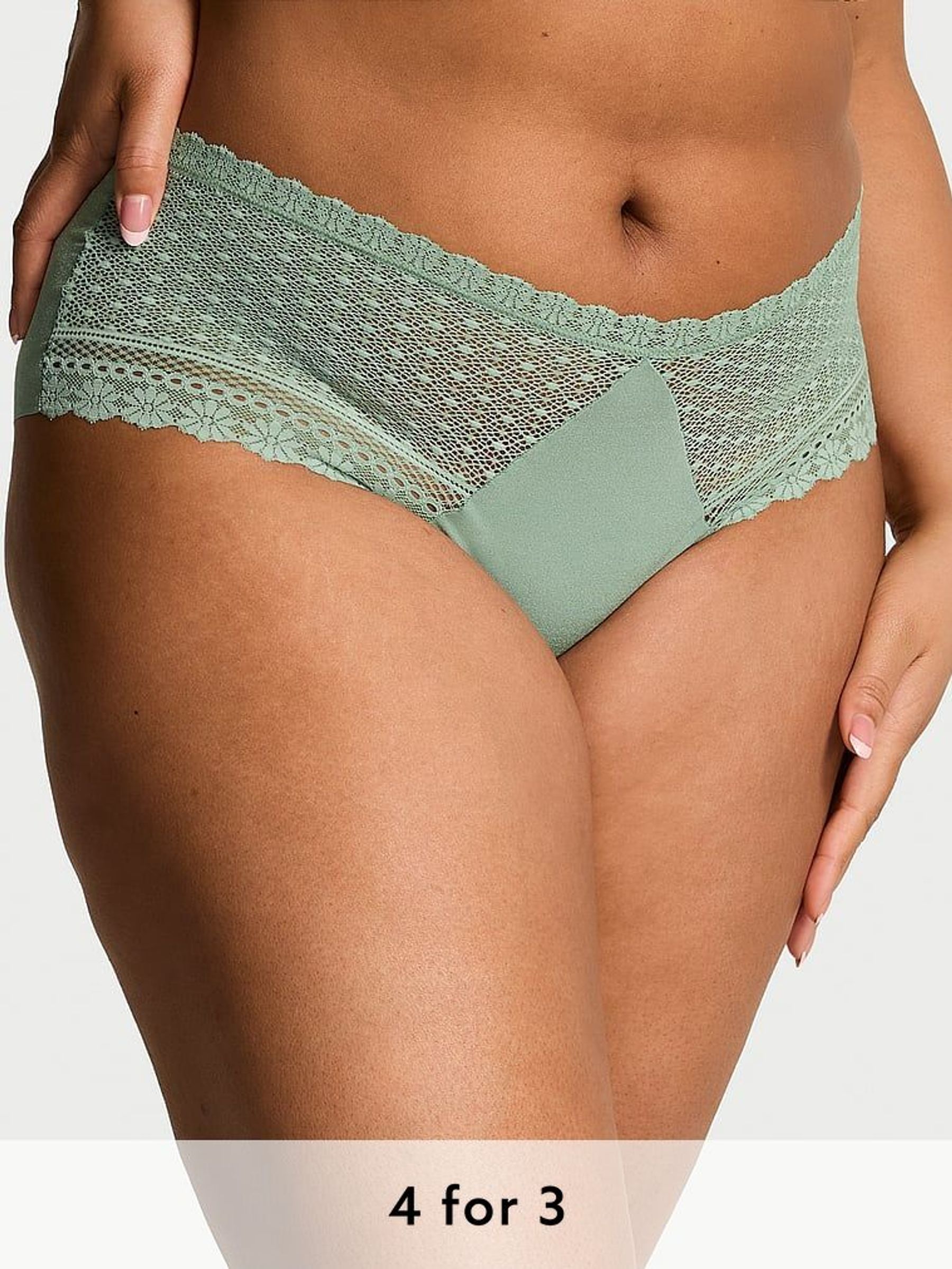 Seasalt Green Cheeky Knickers (AM6852) | £9