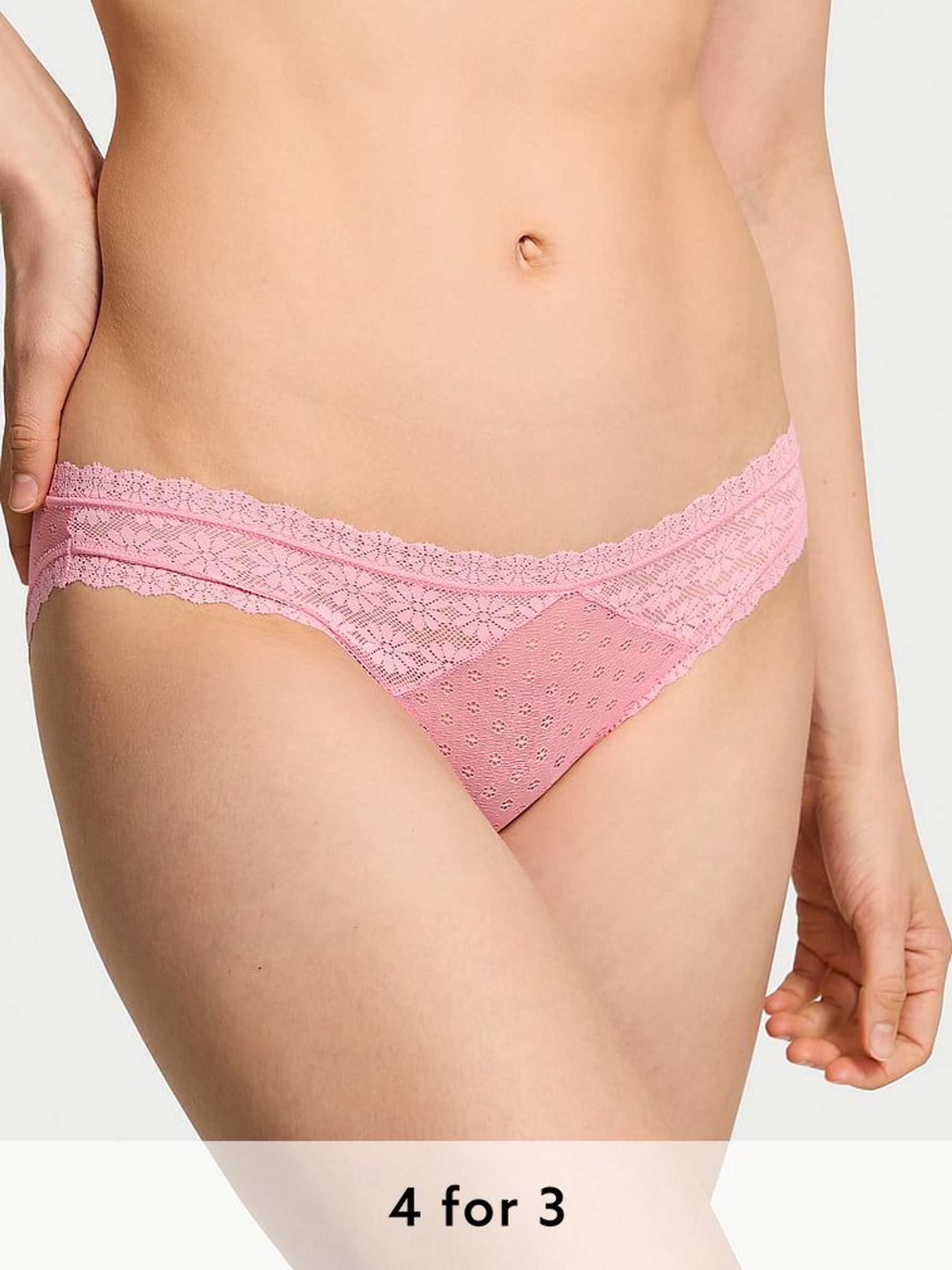 Pink Hope Bikini Knickers (AM6853) | £9