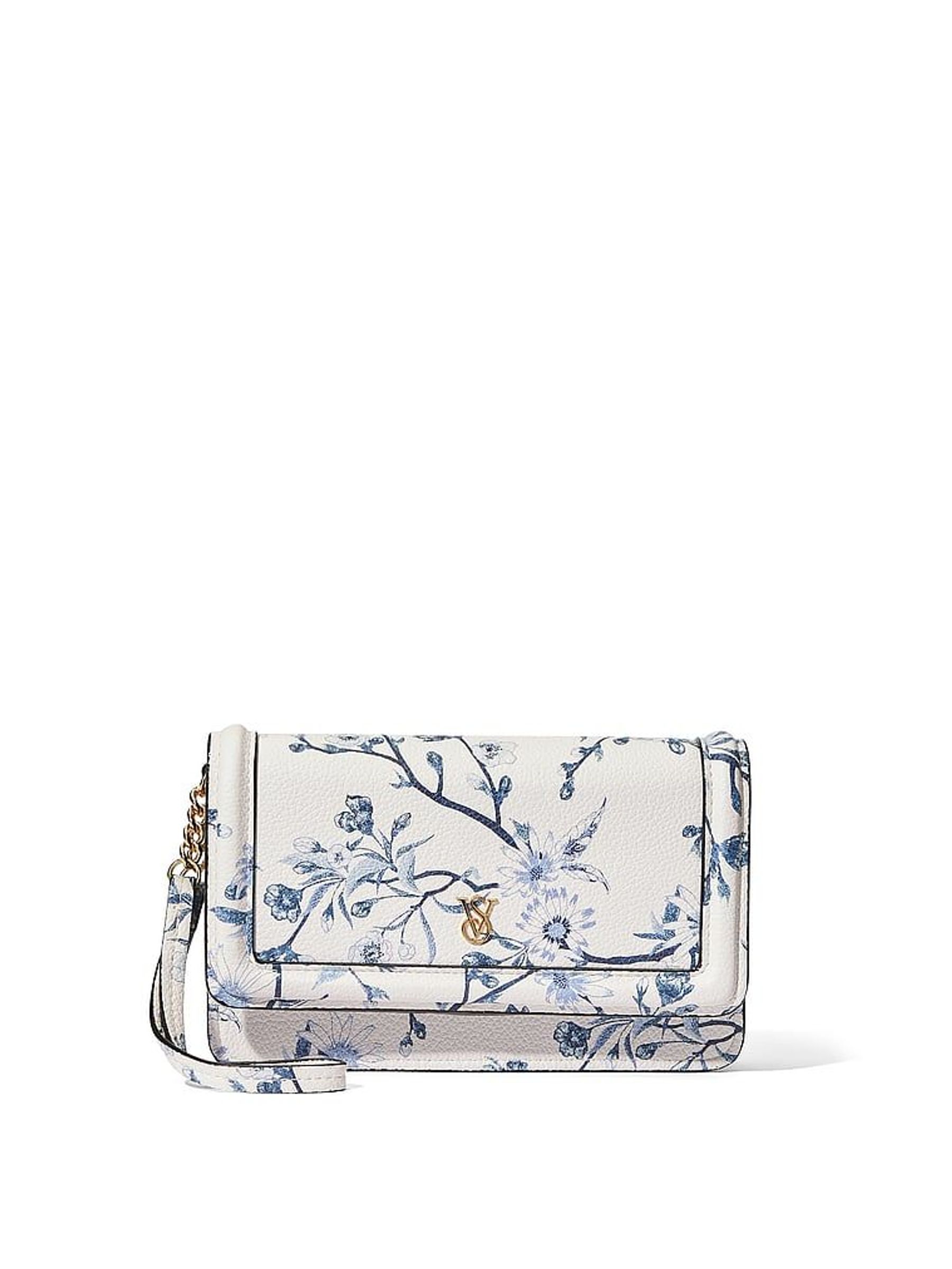 Blue and White Wristlet Clutch Purse (AM6879) | £35