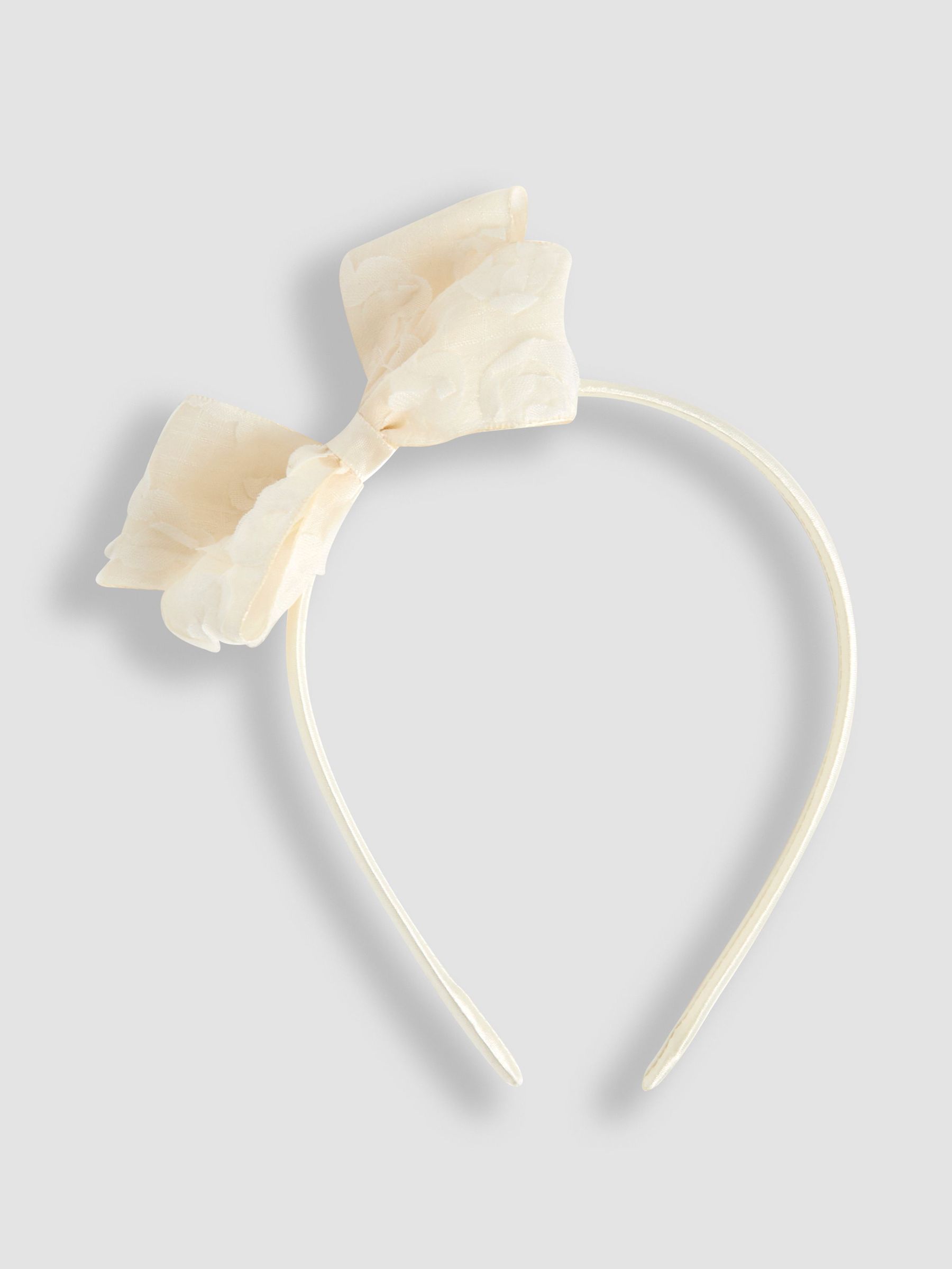 Cream Bow Aliceband (AM7733) | £7.50