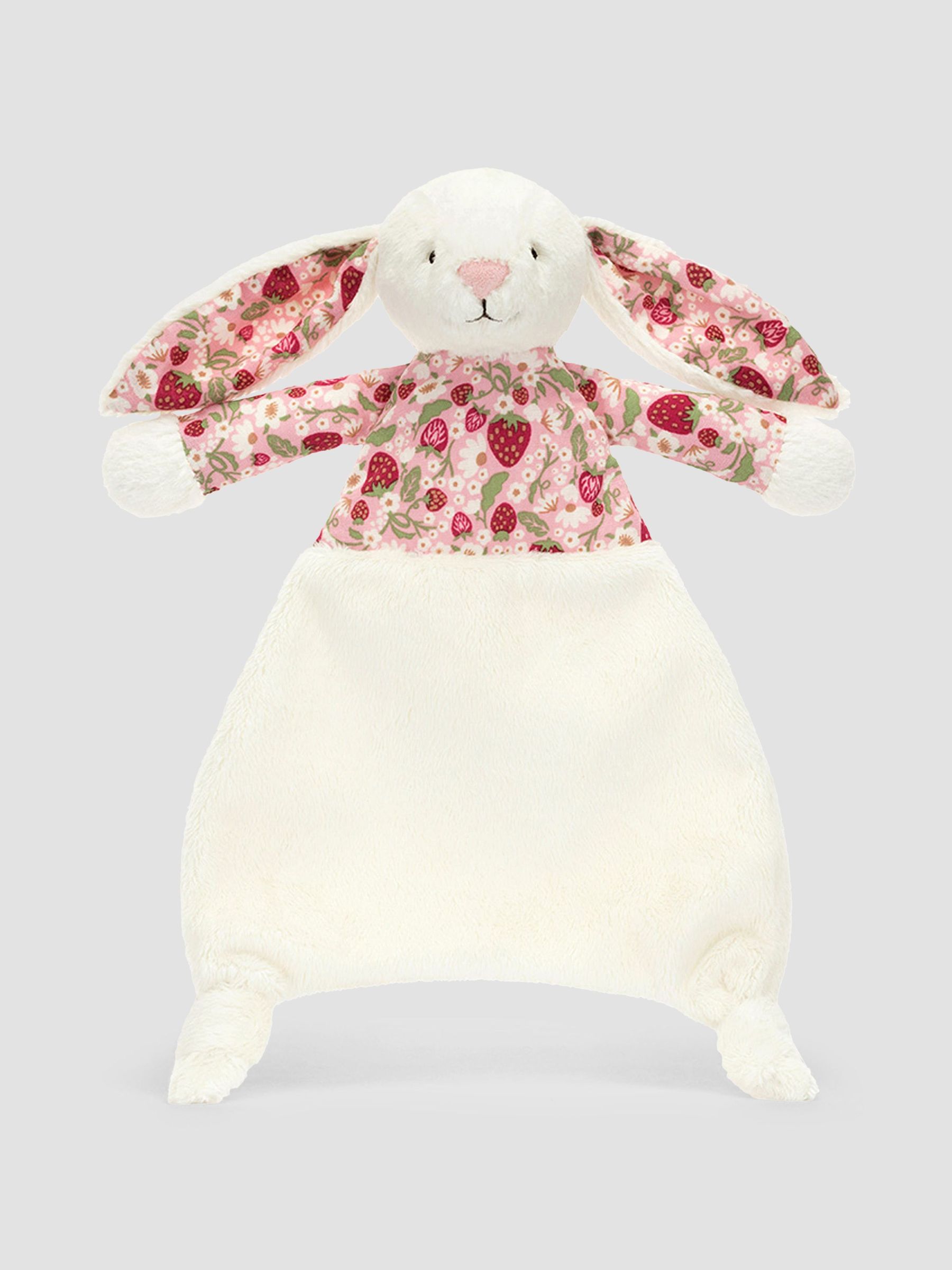 Jellycat Blossom Cream Bunny 'Berry' Comforter (AM7745) | £23