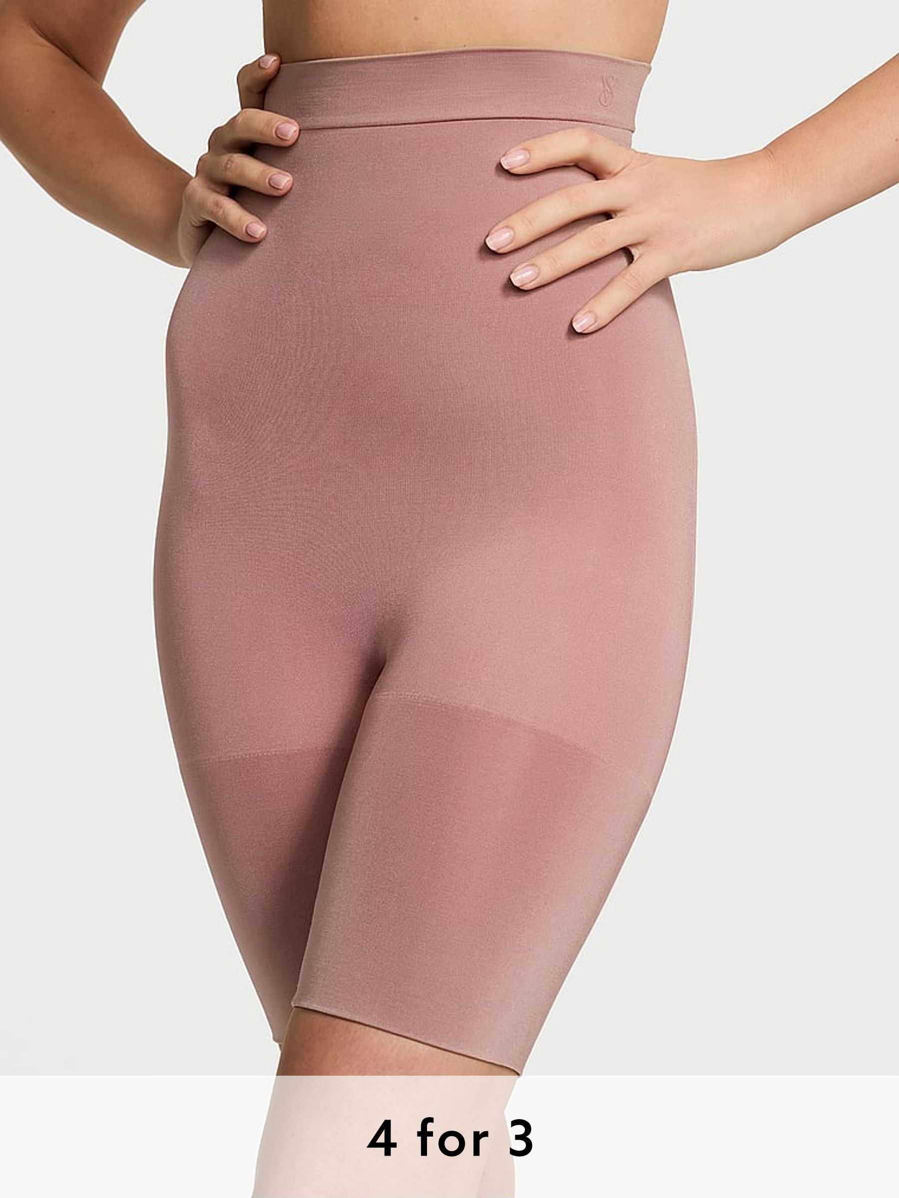 Nostalgia Rose Pink Short Seamless Shaping™ Knickers (AM7889) | £35