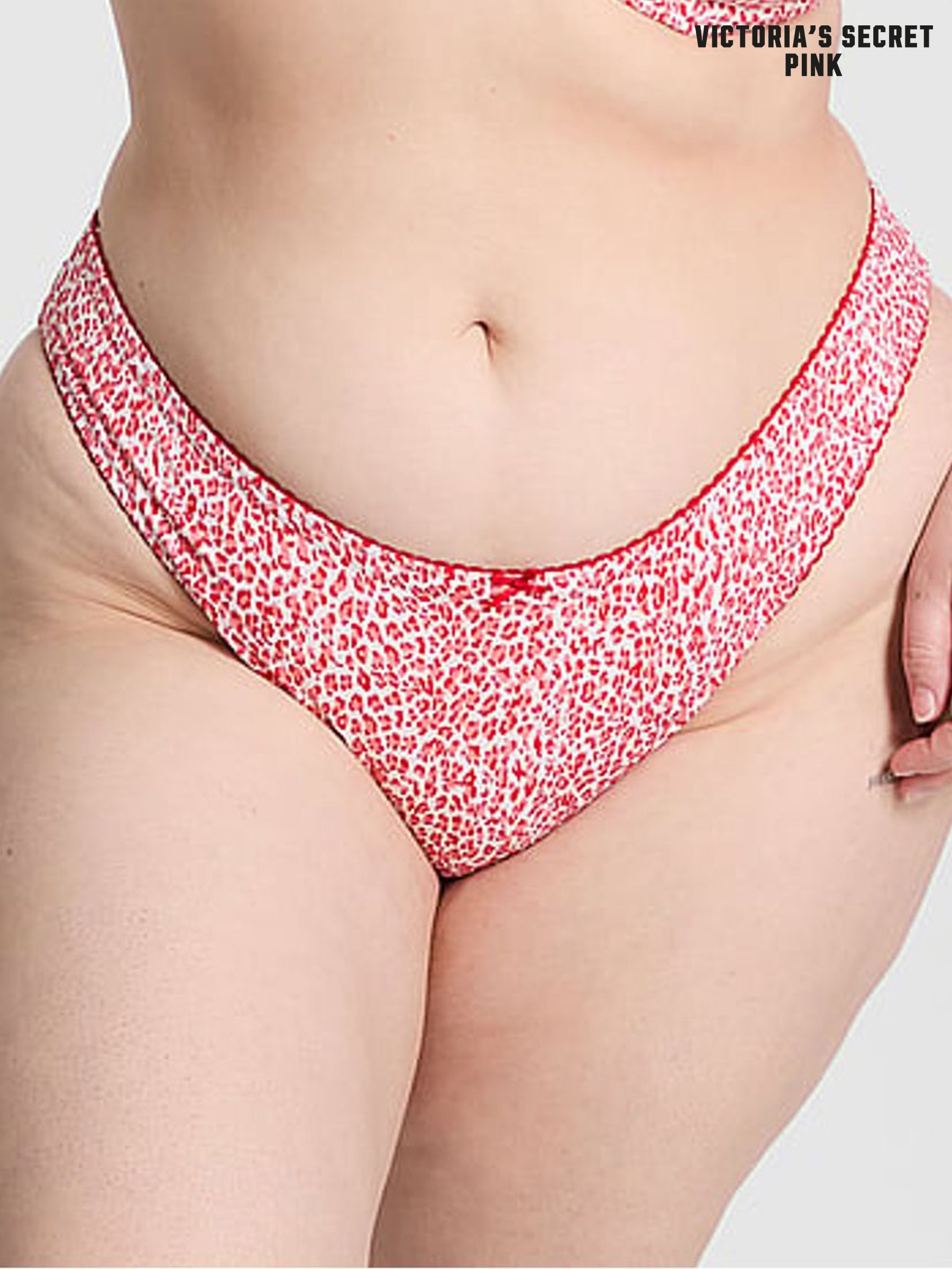 Red Leopard Golden Hour Cheeky Bikini Bottoms (AM9469) | £34