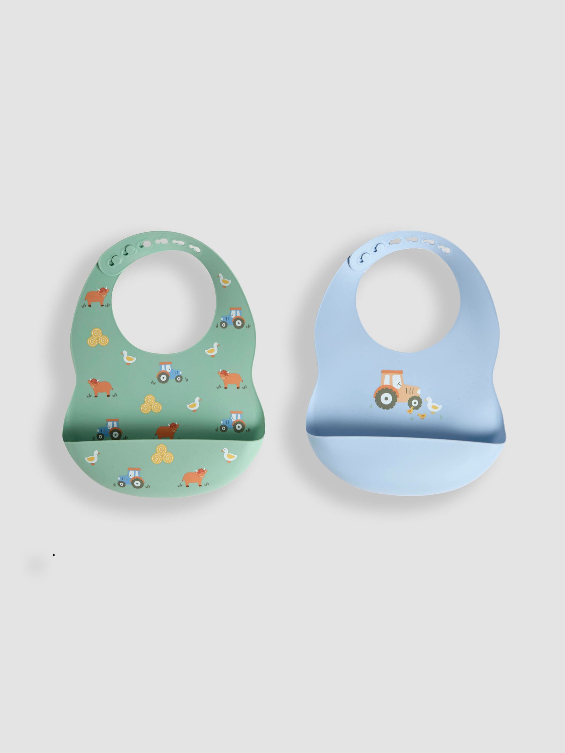 2-Pack Silicone Bibs Set (AN1321) | £14