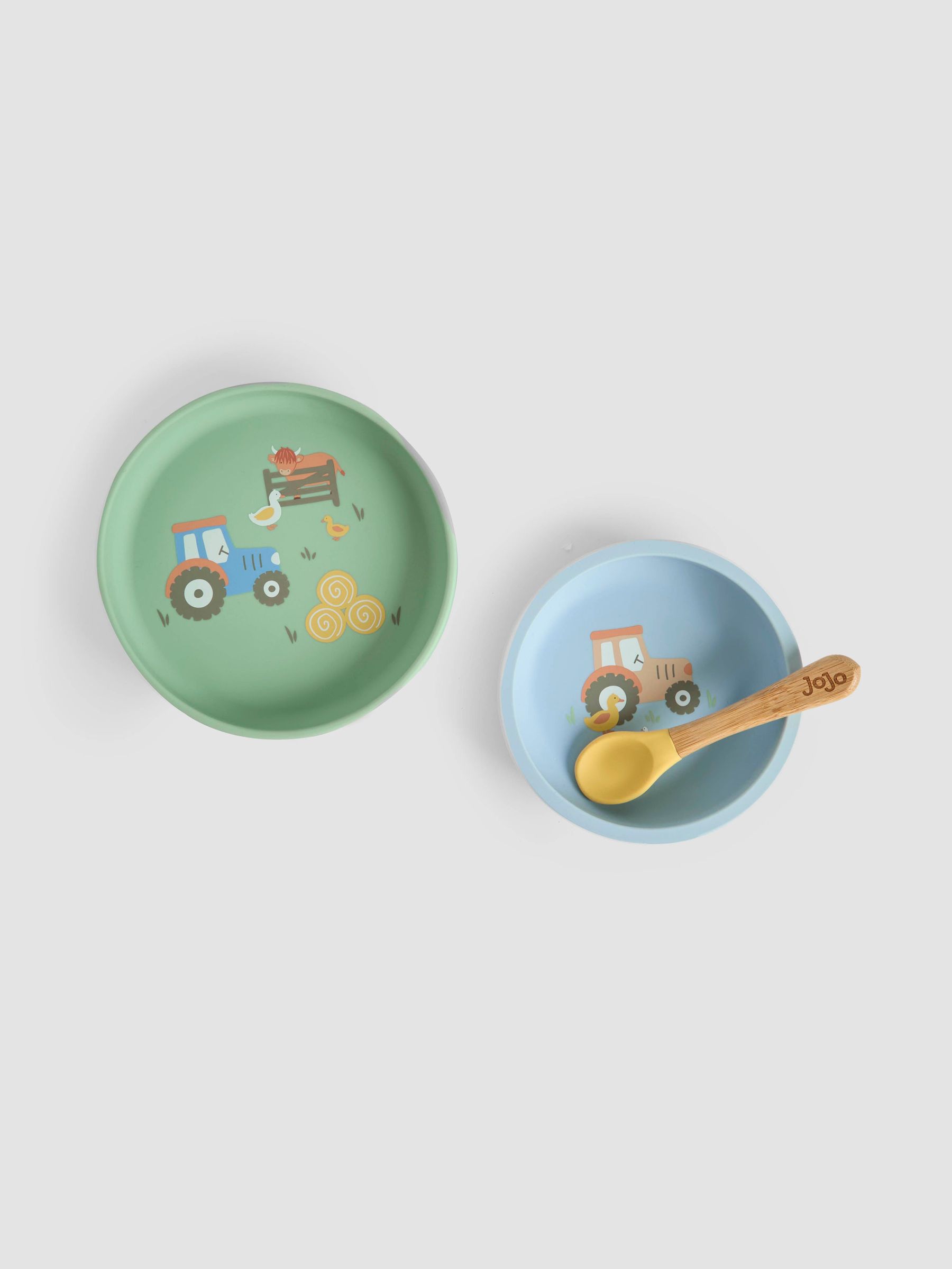 Printed Silicone Mealtime Set (AN1325) | £25