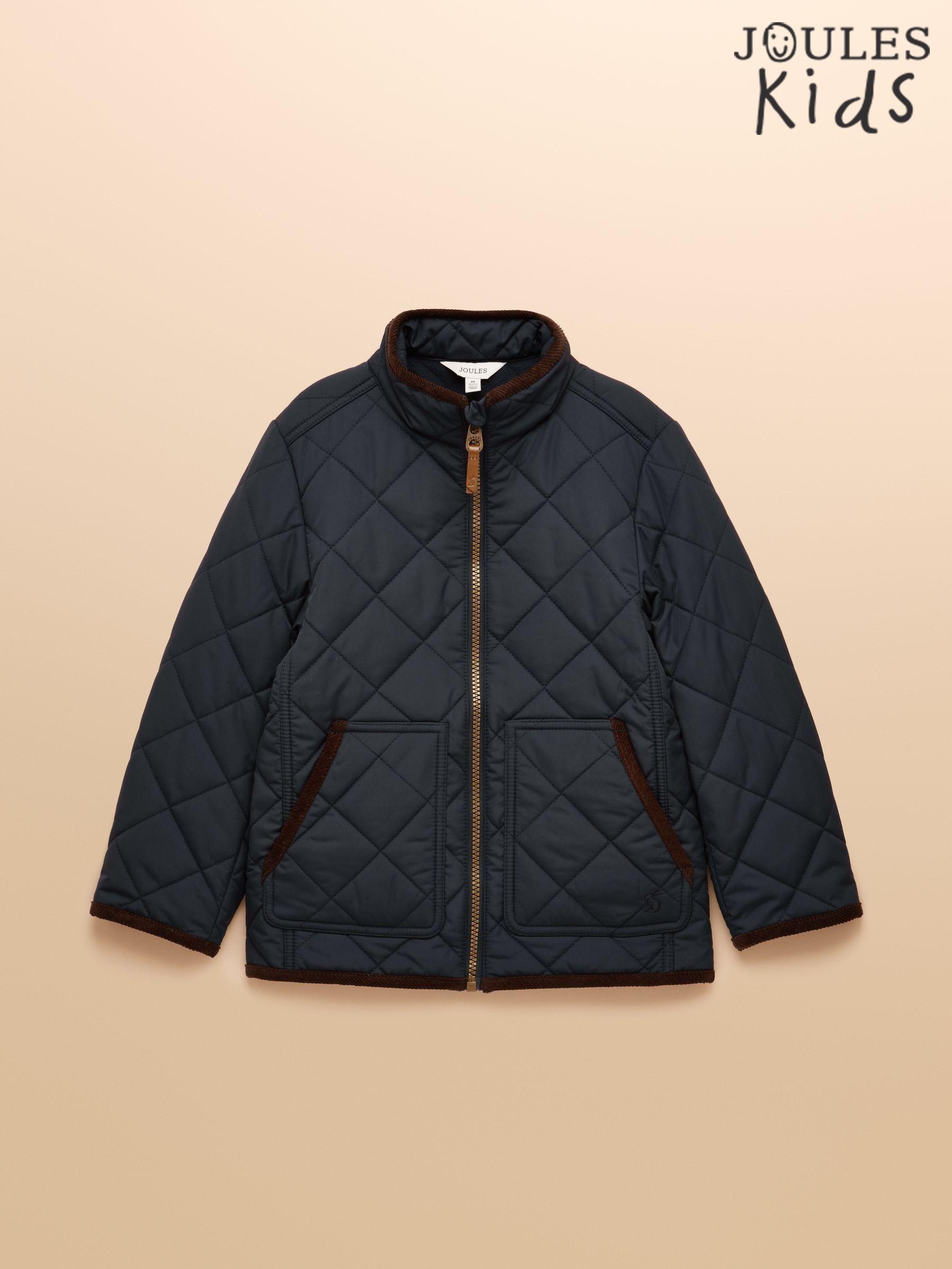 Boys' Maynard Navy Quilted Jacket (AN2549) | £42 - £48