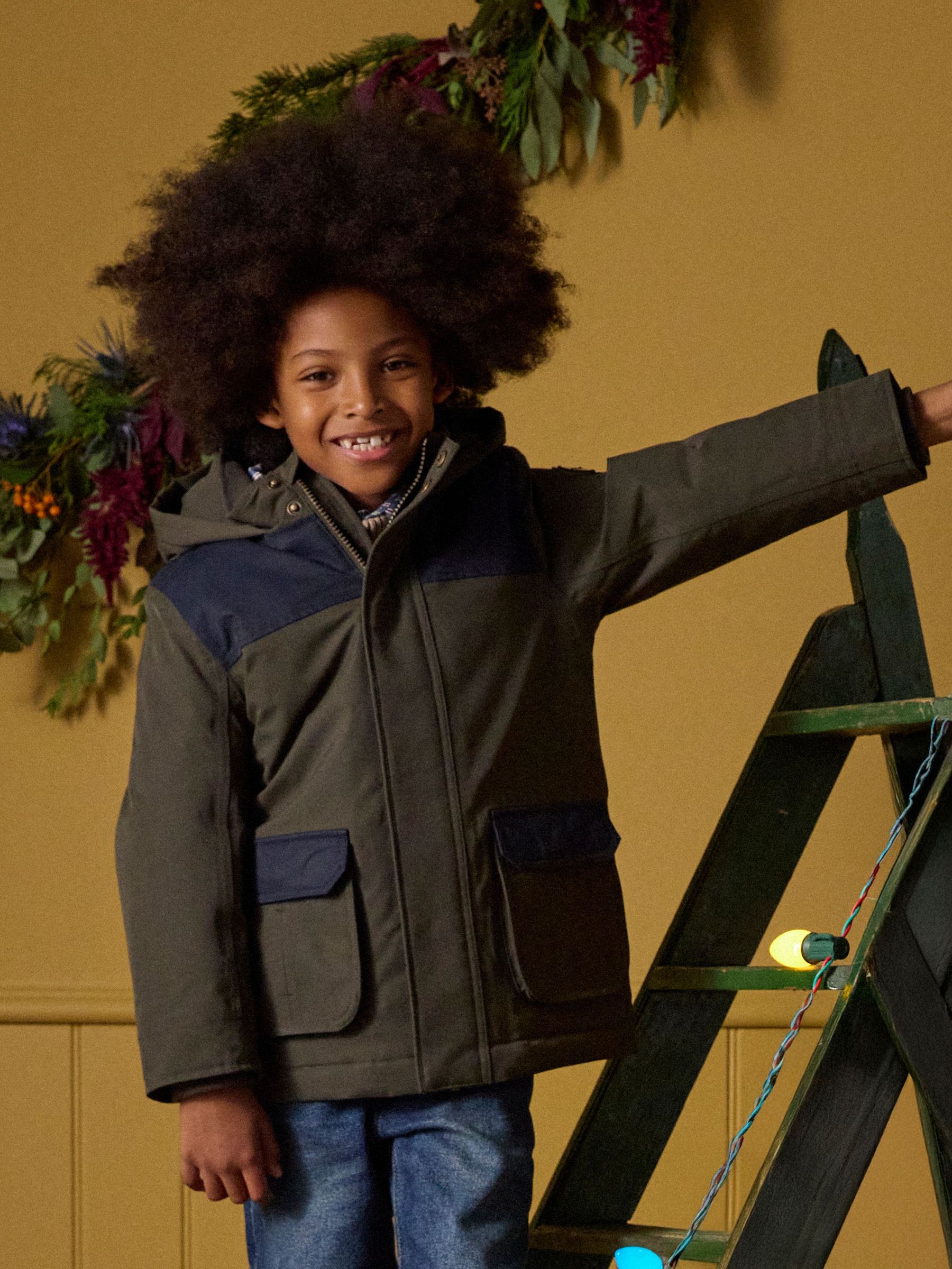 Boys' Ultimate Green Waterproof Coat with Quilted Lining (AN2551) | £59 - £69