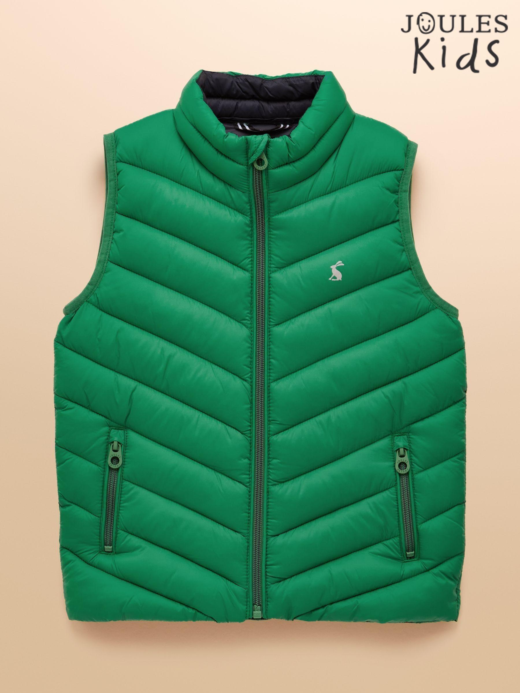 Kids' Crofton Gilet Green Showerproof Padded Gilet (AN2553) | £26 - £32