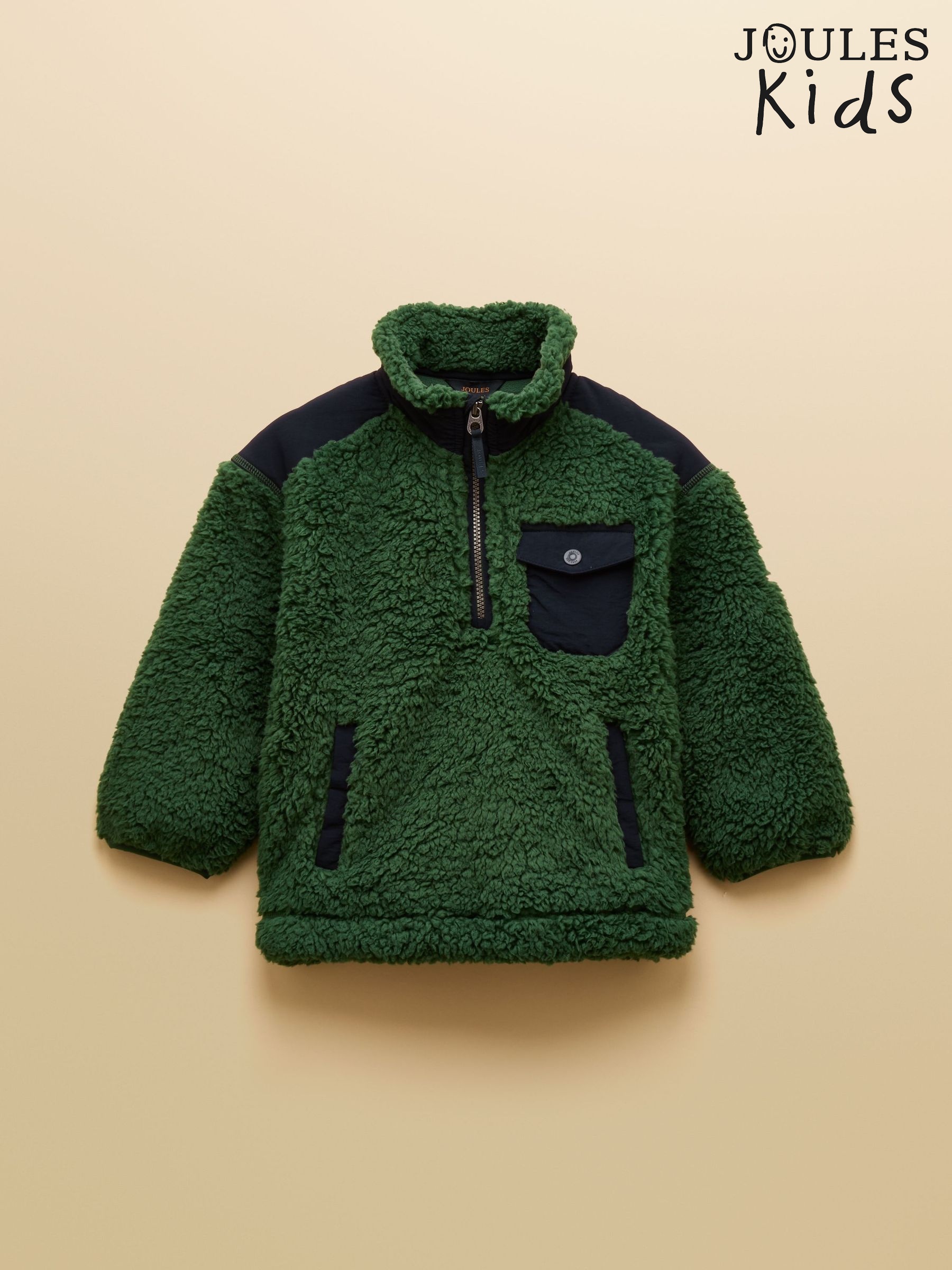 Boys' Billy Green Quarter Zip Fleece (AN2566) | £29 - £35