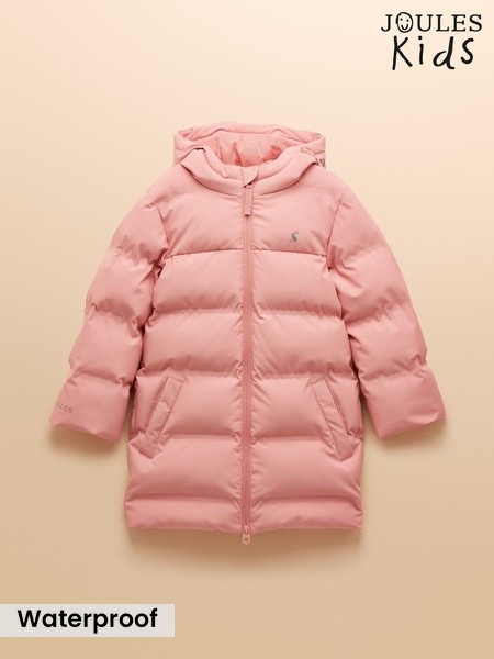 Girls' Padwell Pink Waterproof Padded Coat