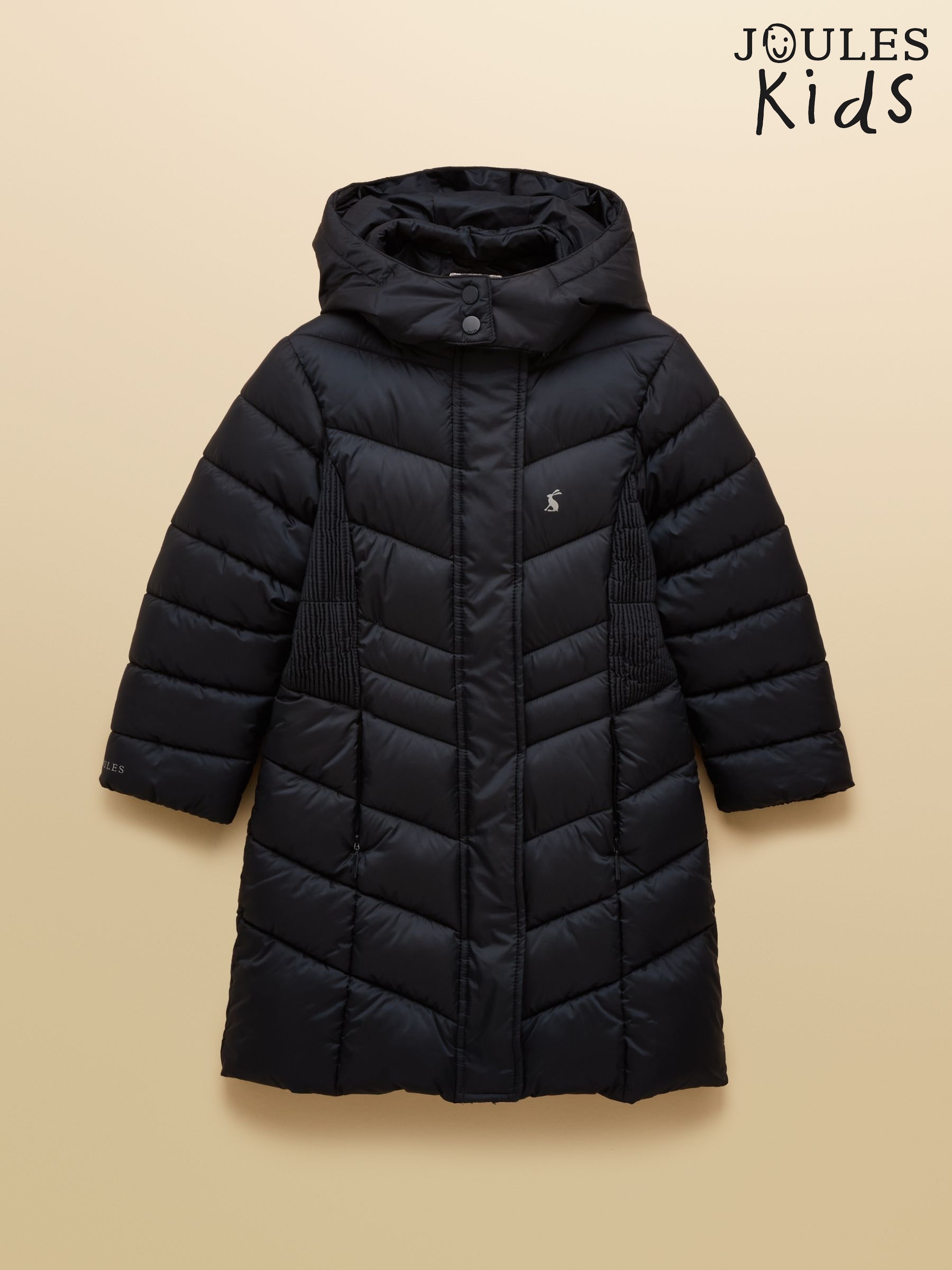 Girls' Pembury Navy Blue Showerproof Padded Coat